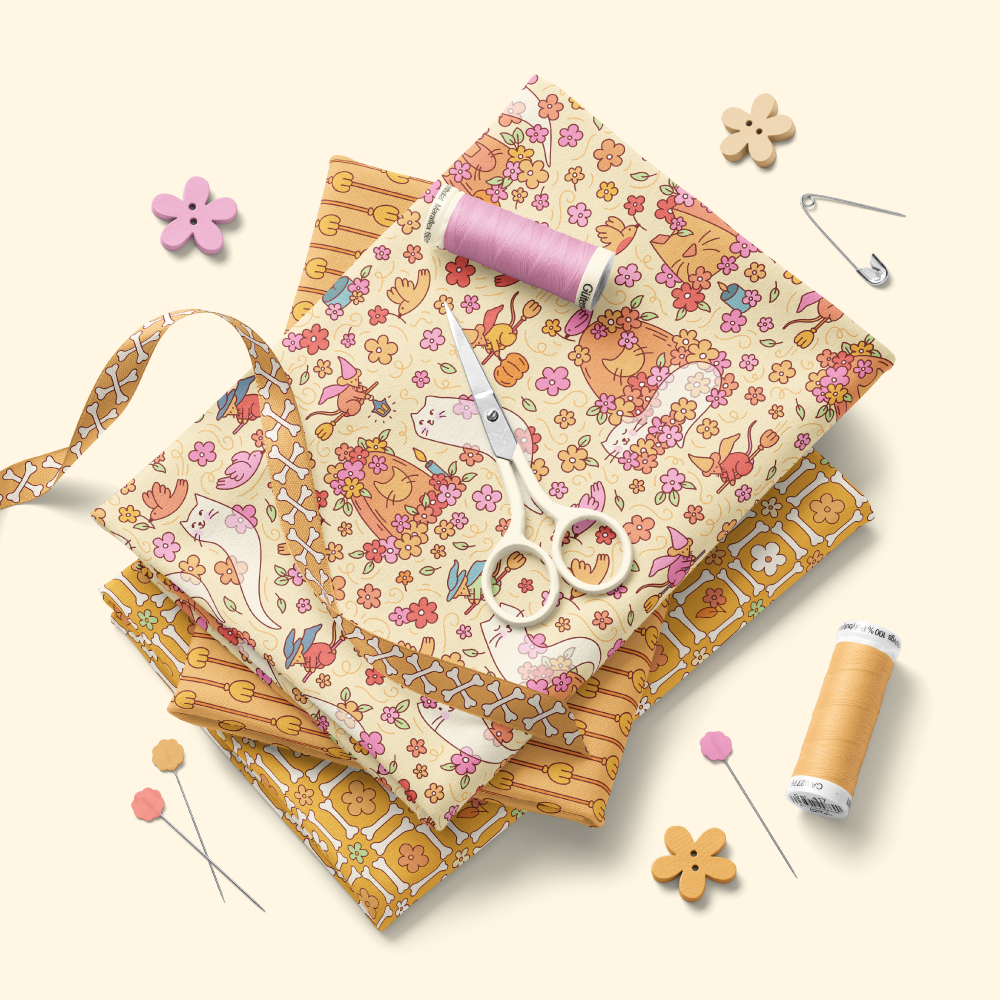 Rest in Petals Collection - Pumpkin Candy Colorway