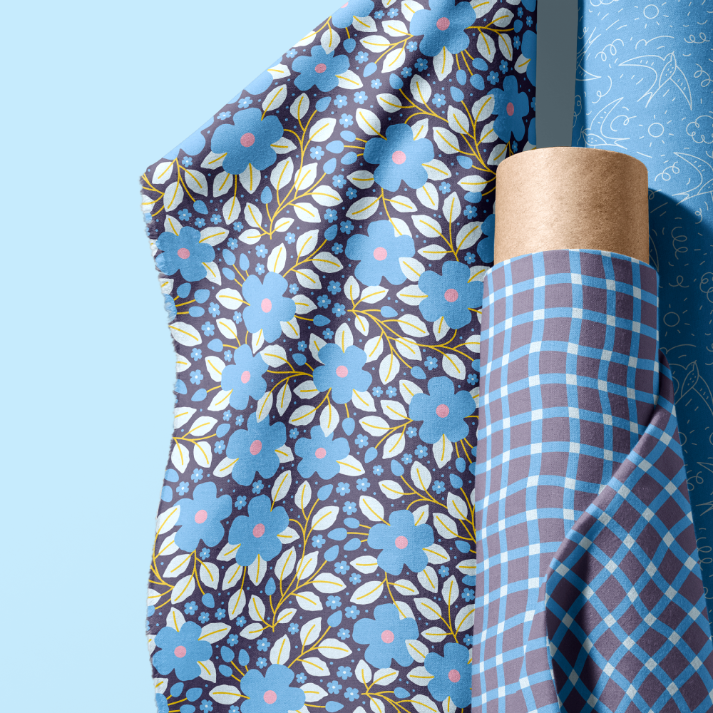 Whispers of Midsummer Collection - Blue Colorway