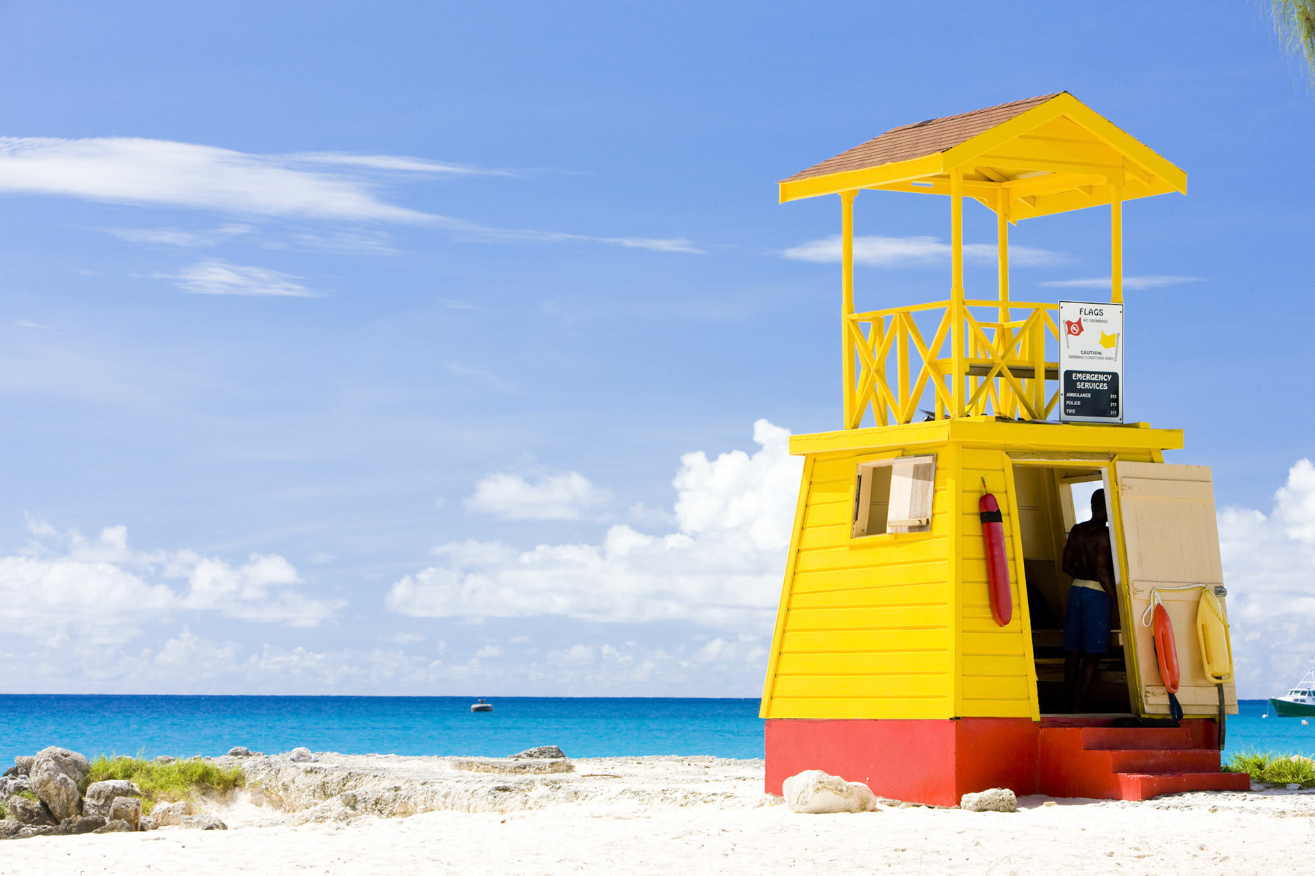 cabin on the beach, Enterprise Beach, Barbados, Caribbean