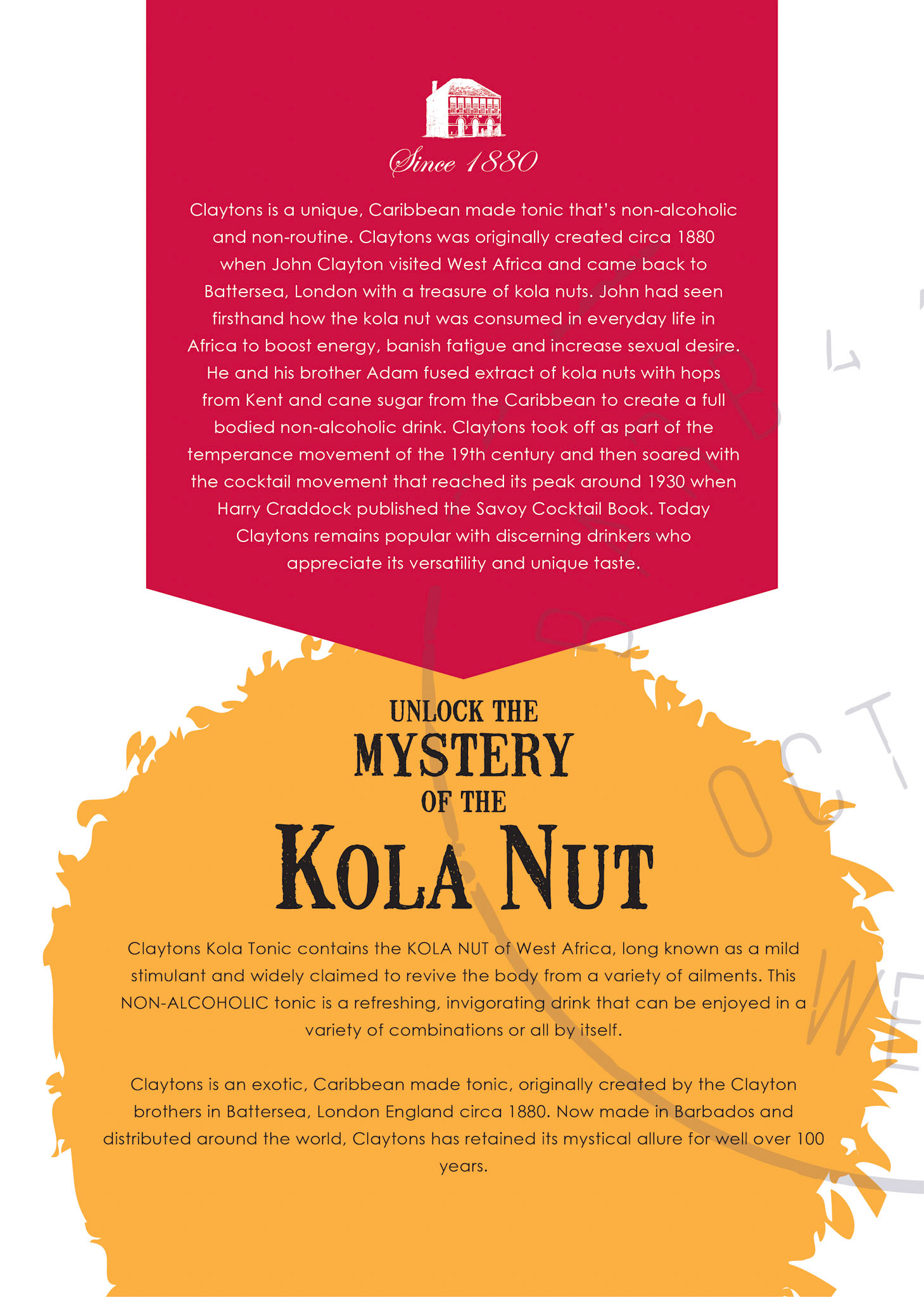 Unlock The Mystery of the Kola Nut - Claytons Kola Tonic