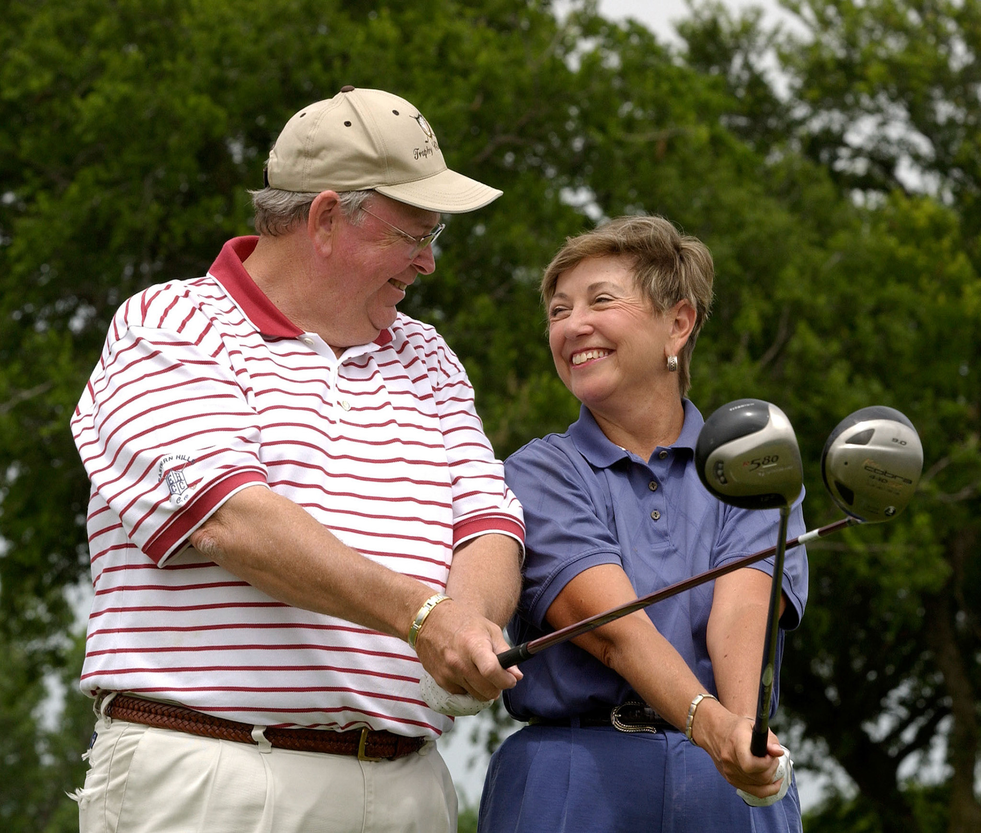 Early golfing days with Jarry