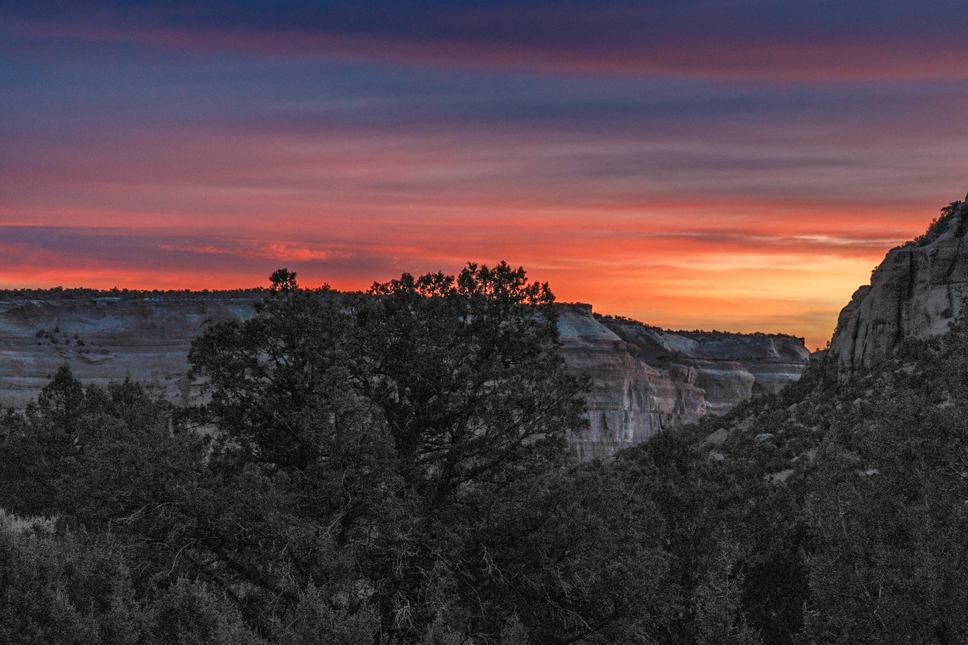 Sunrise in the National Monument