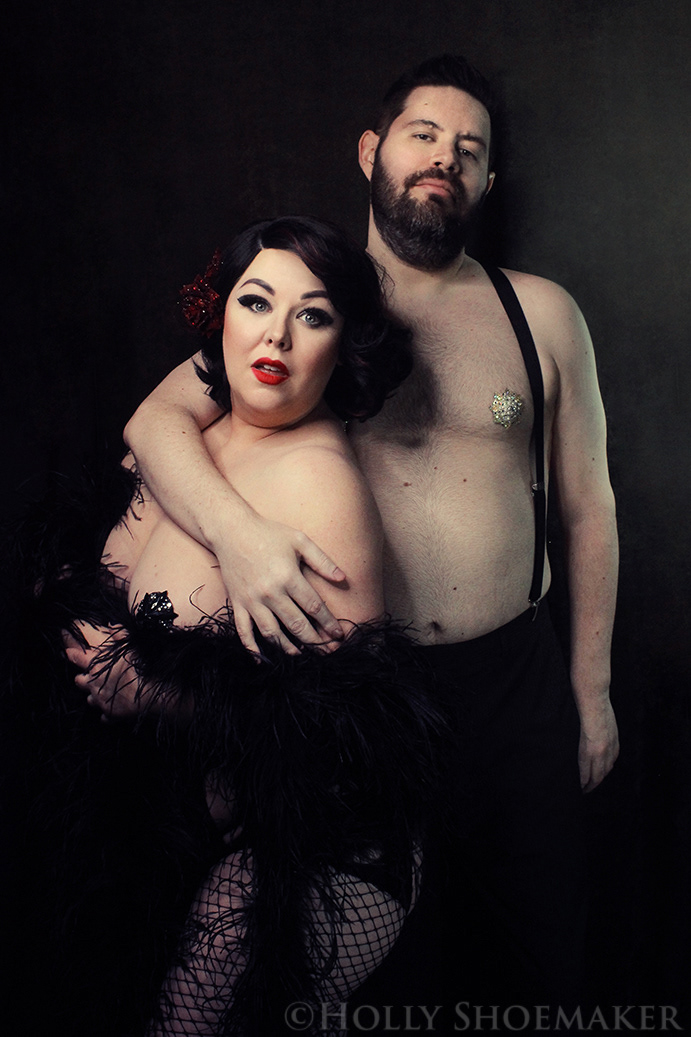 Divina Morrephina and Guy Fawkswell: Burlesque