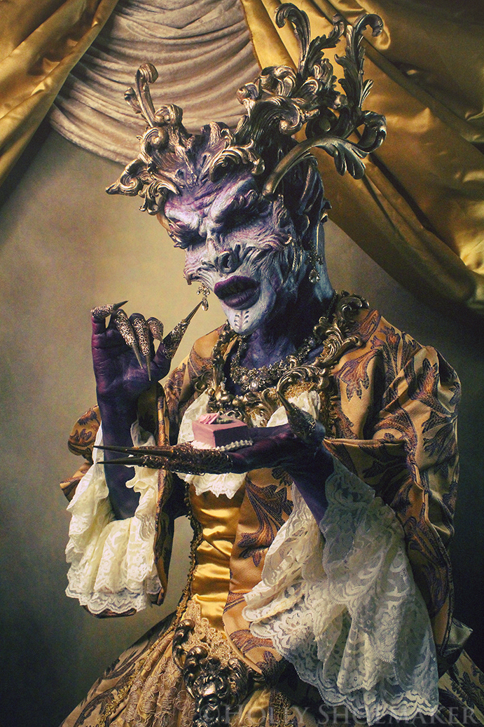 Collaboration with Makeup Arist Joo Skellington. Model: Pamm Riddle