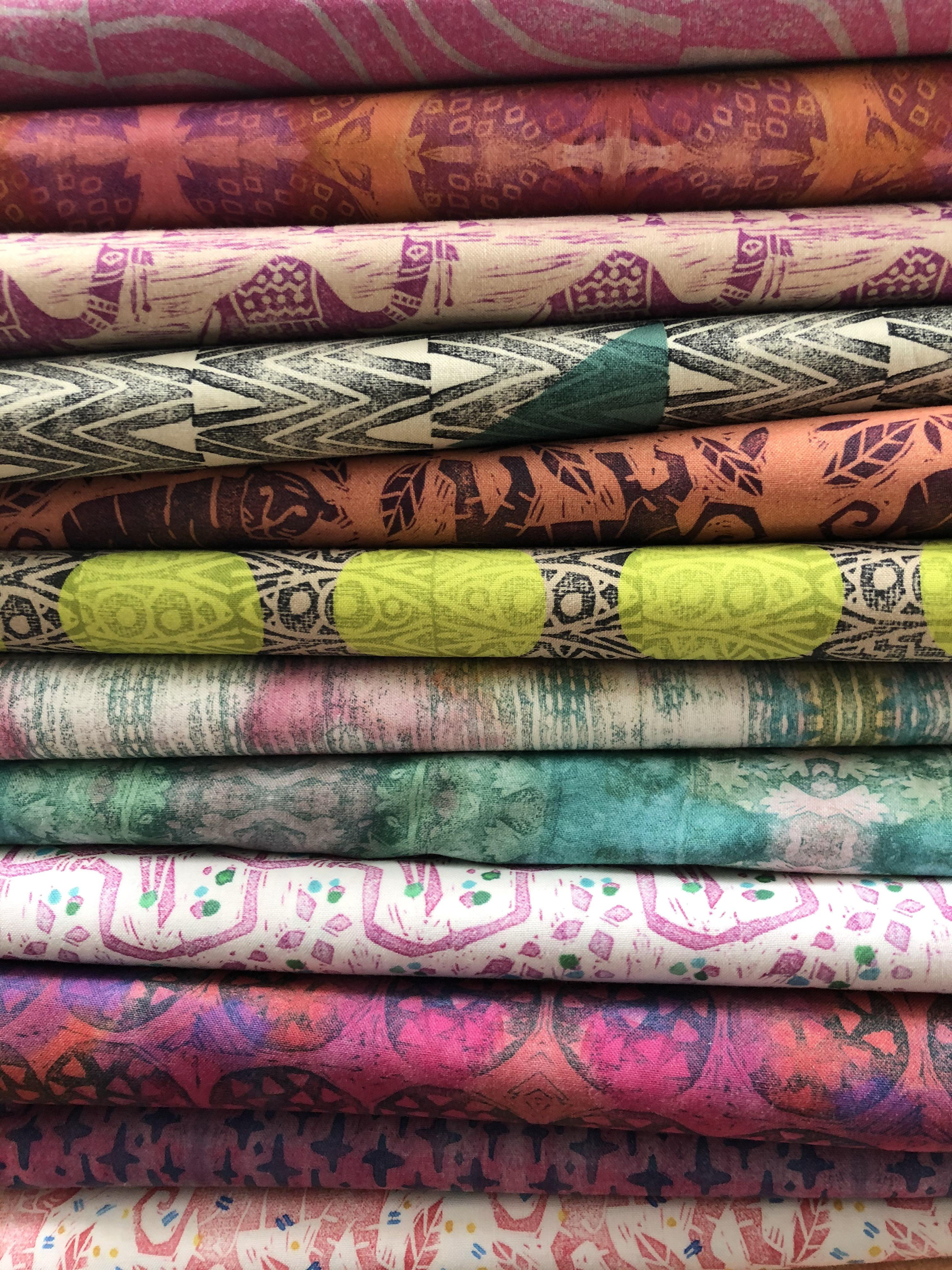 Indian Summer fabric collection, released by PBS Fabrics 2020