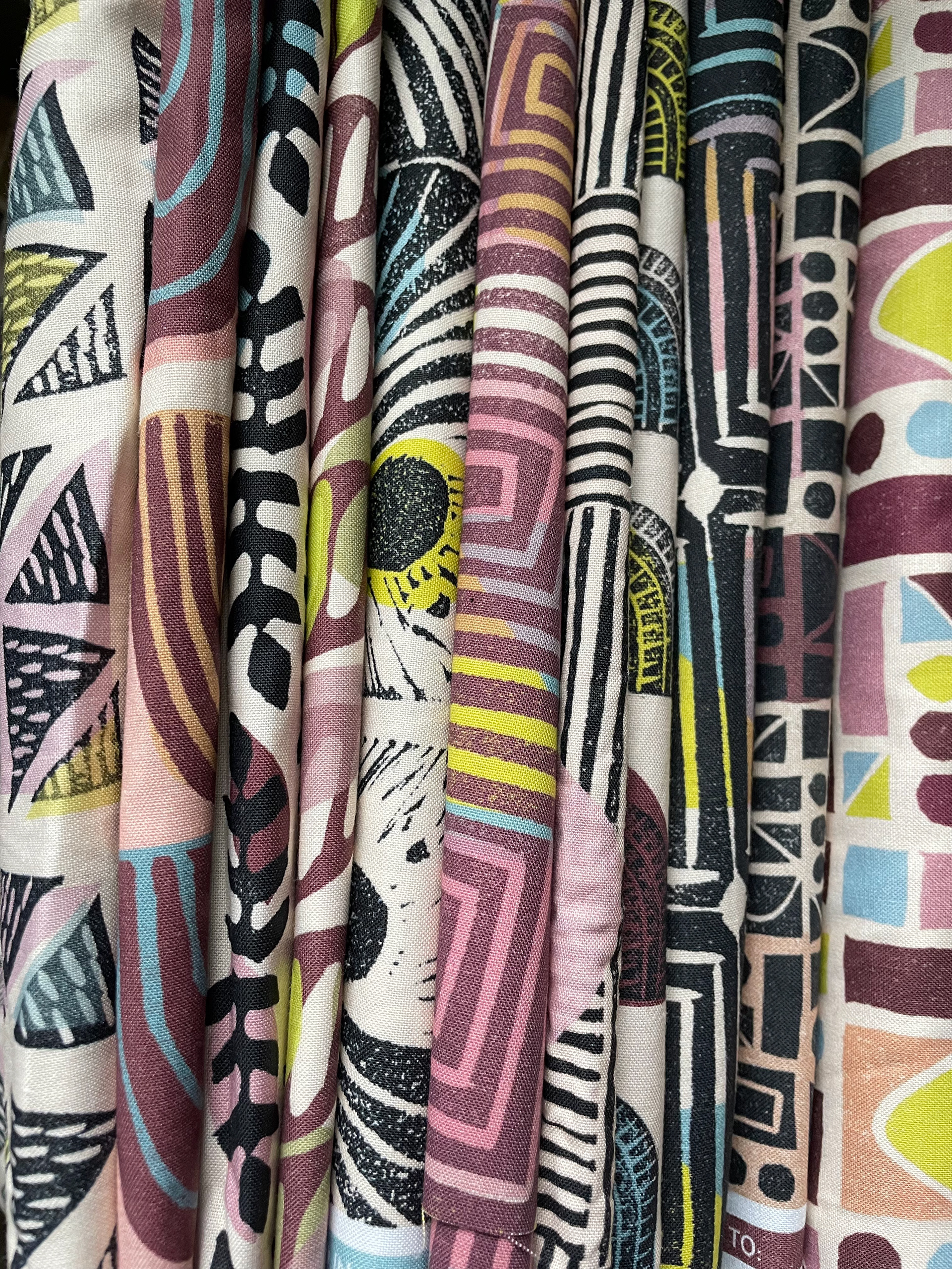 New Abstracts fabric collection, released by PBS Fabrics 2022