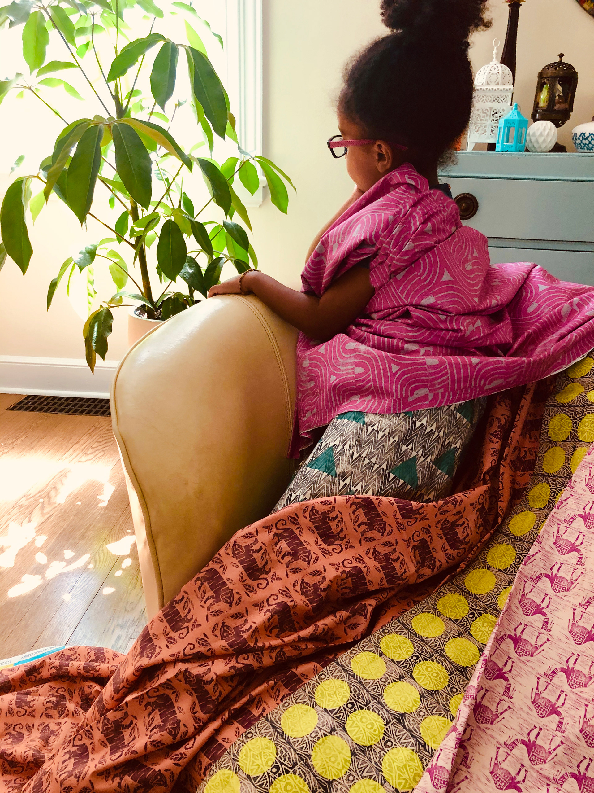 Indian Summer fabric collection, released by PBS Fabrics 2020