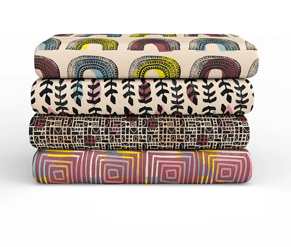 New Abstracts fabric collection, released by PBS Fabrics 2022