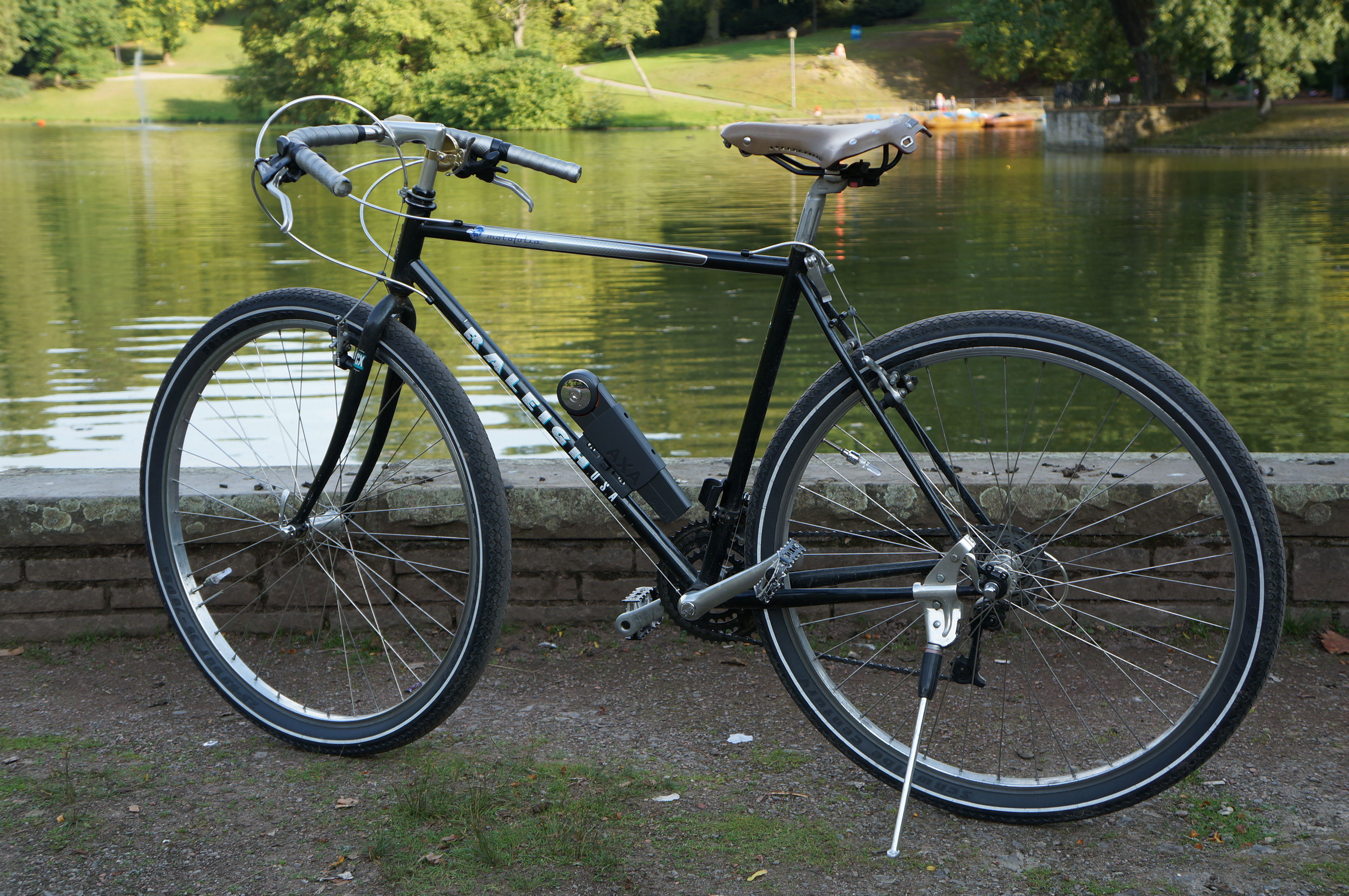 1990er Ralleigh USA: MTB - Umbau auf Cyclocross. Ein "Flitzer" über Stock und Stein...