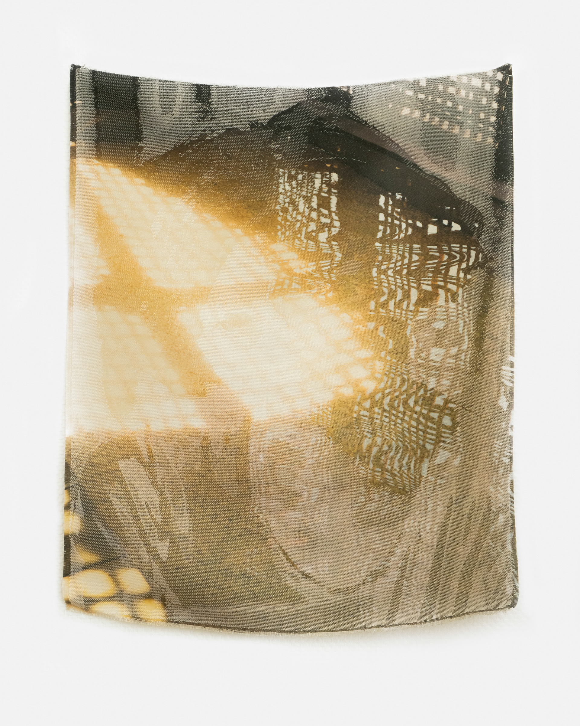 Pensées, woven jacquard, 82x67cm, 2024