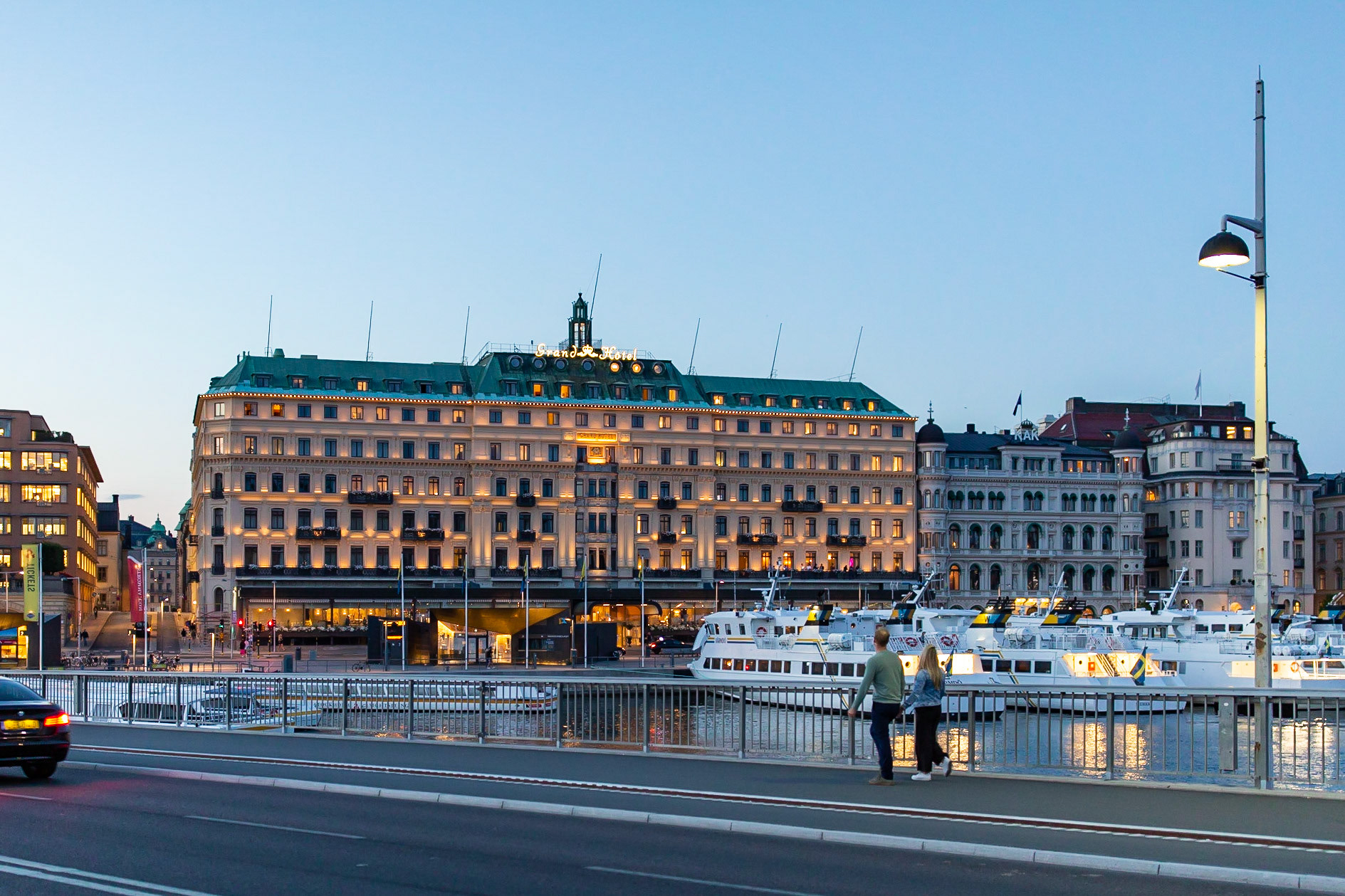 Stockholm 2018 Grandhotel #stockholm #picofday #vacation #sweden #schweden #nightpic #night #grandhotel