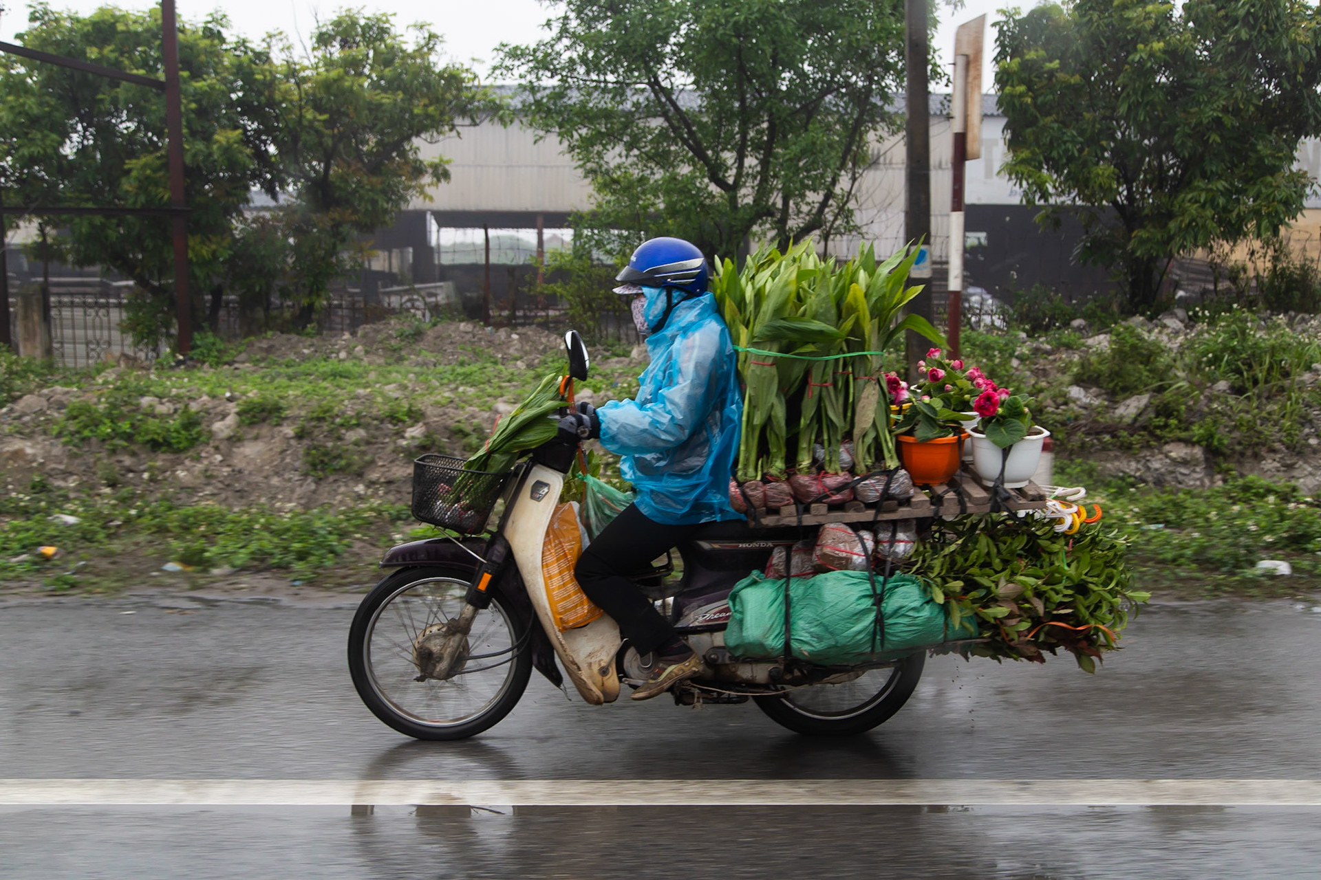 There is more space on a Moped than on some cars I know.