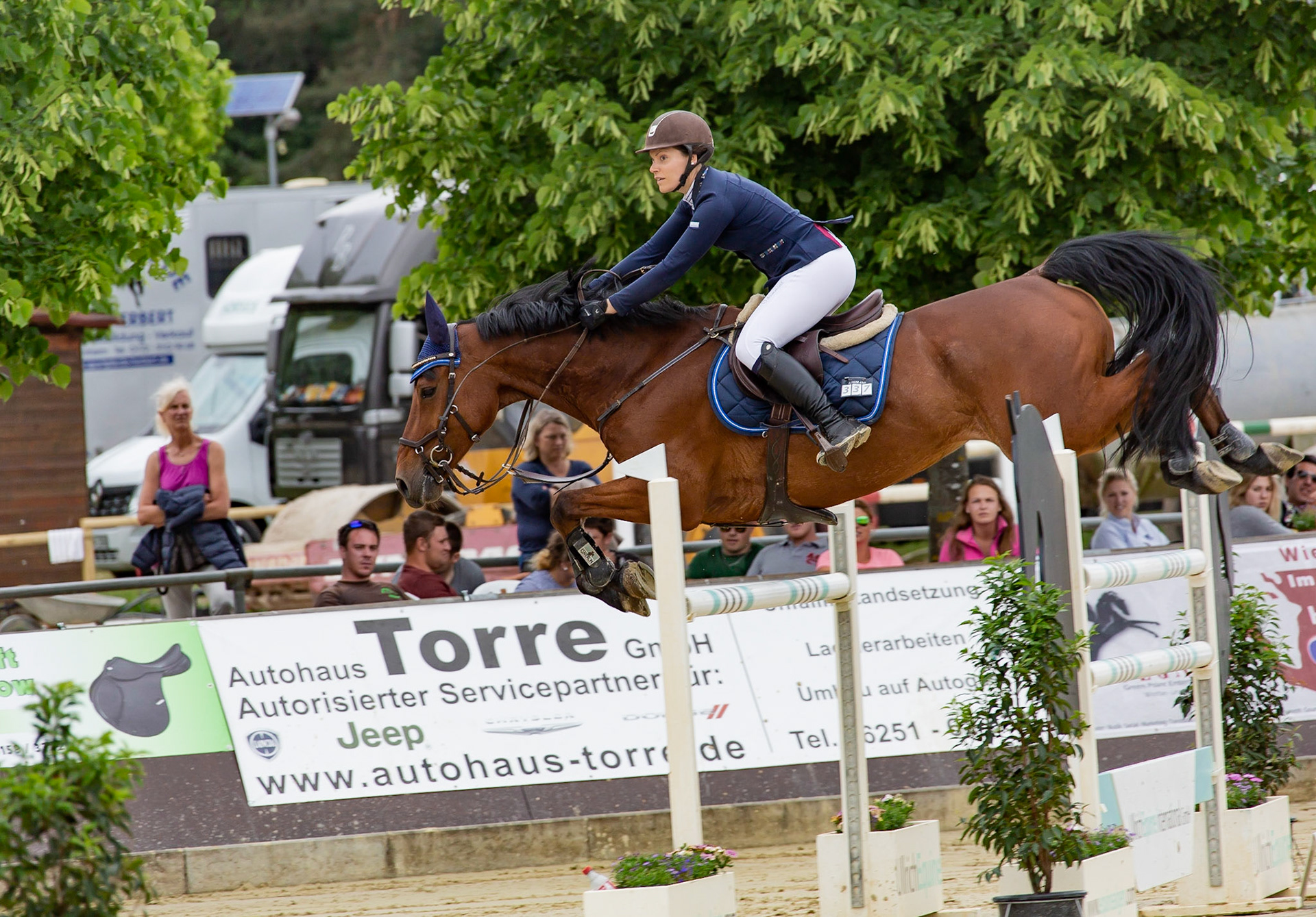 RFV Schwanheim Springen S-Stechen Mai 2018