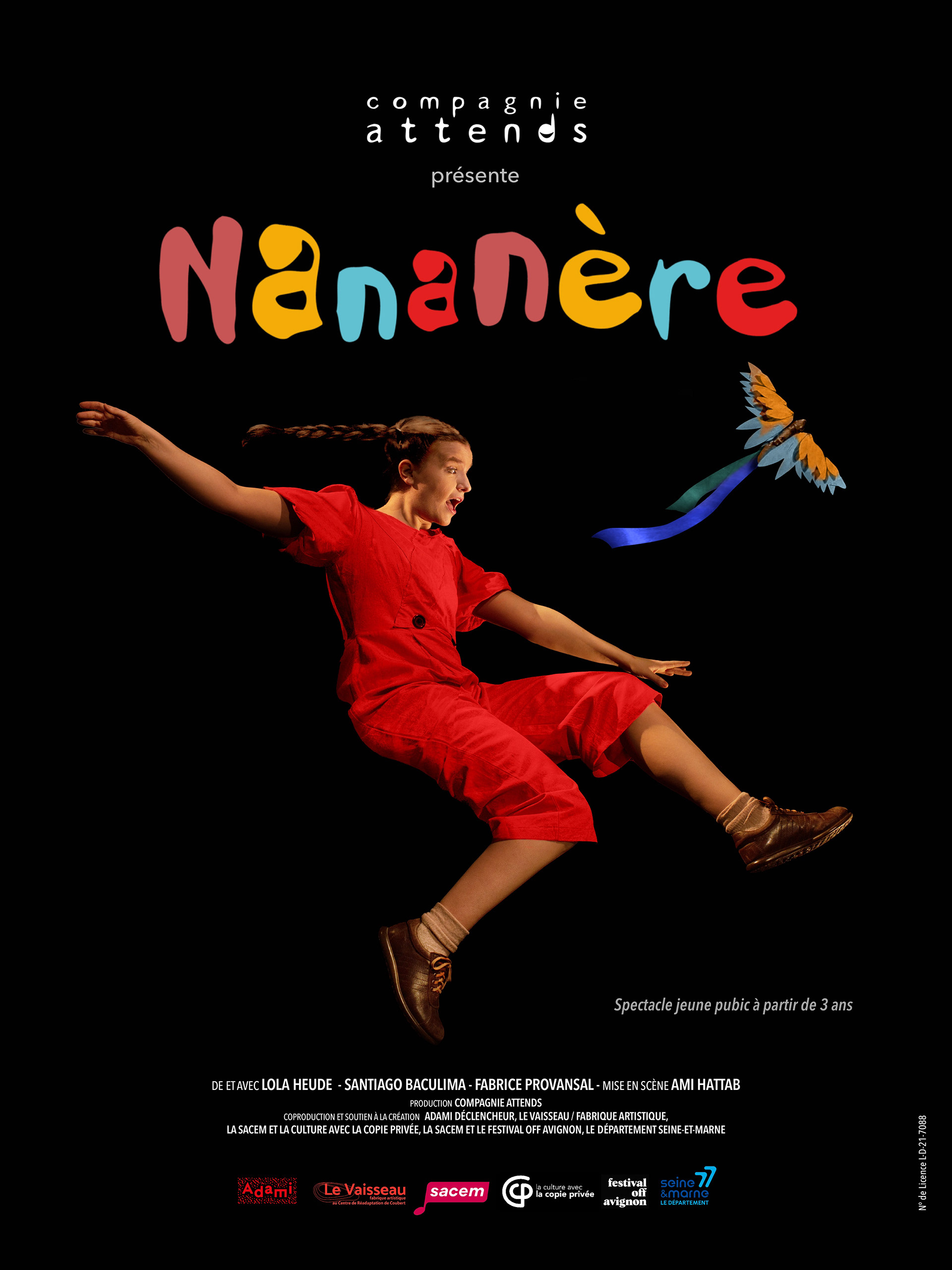 Affiche "Nananere"Cie Attends