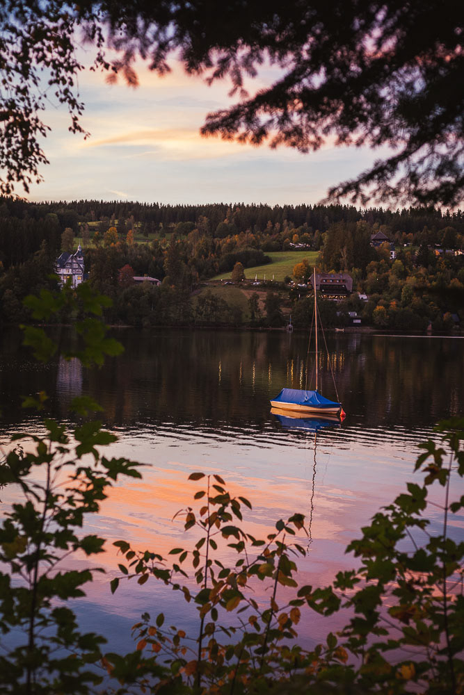 Titisee vanop de camping