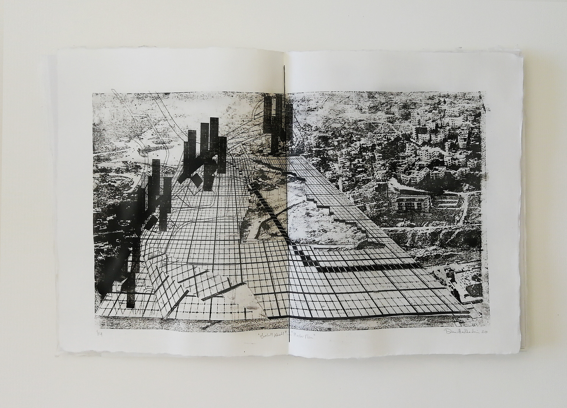 Monuments on a floating grid