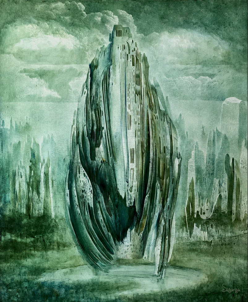 L'Arche (acrylic on board)