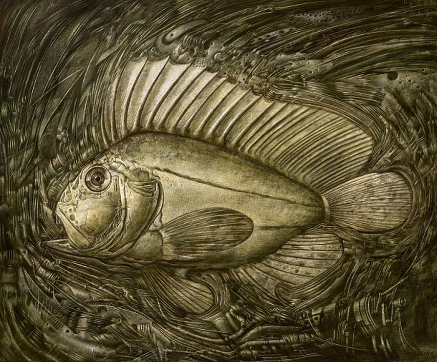 Fish (acrylic on board)