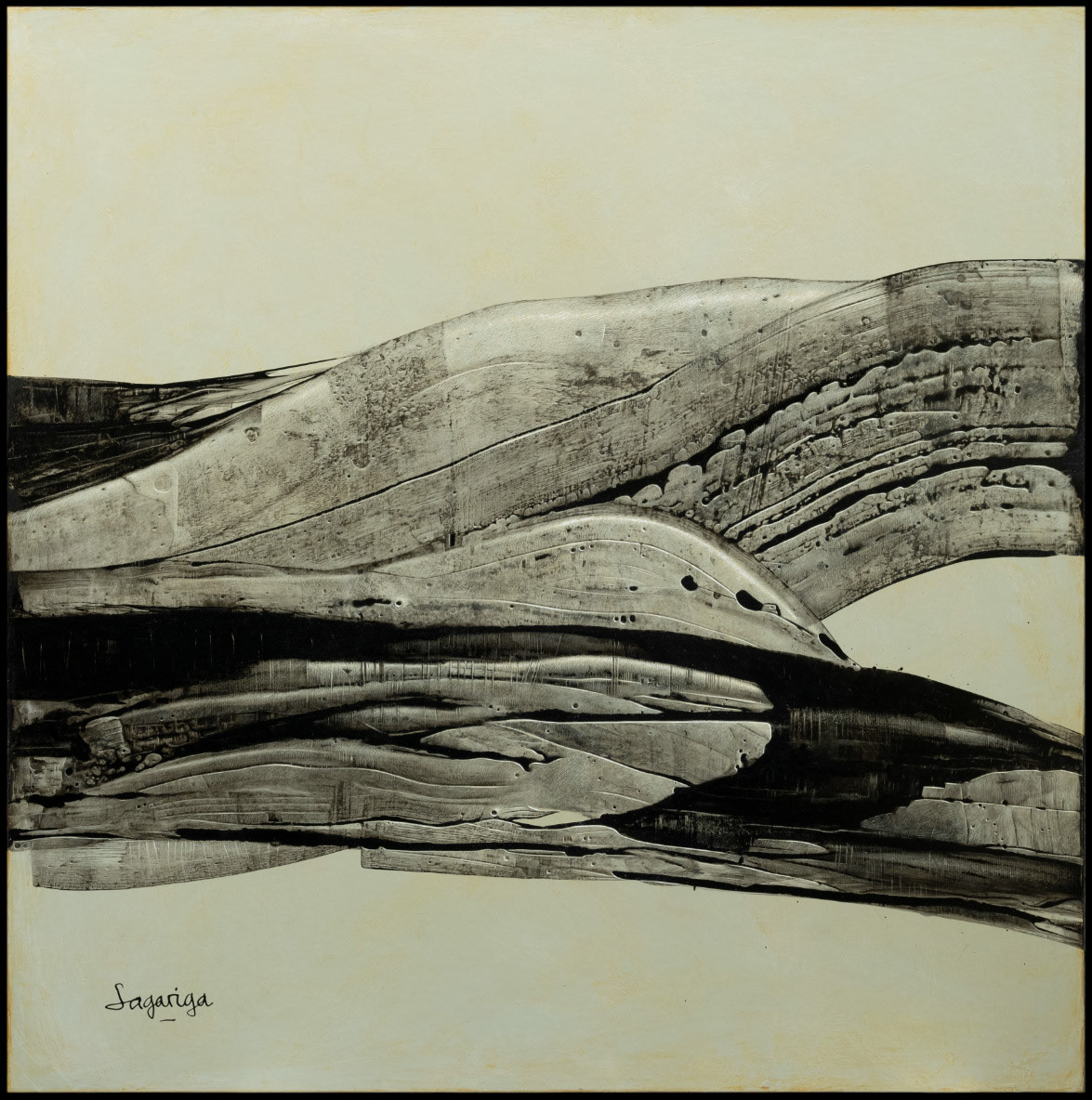 Technique mixte sur toile 80x80cm
