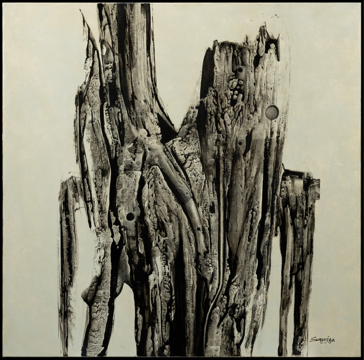 Technique mixte sur toile 80x80cm