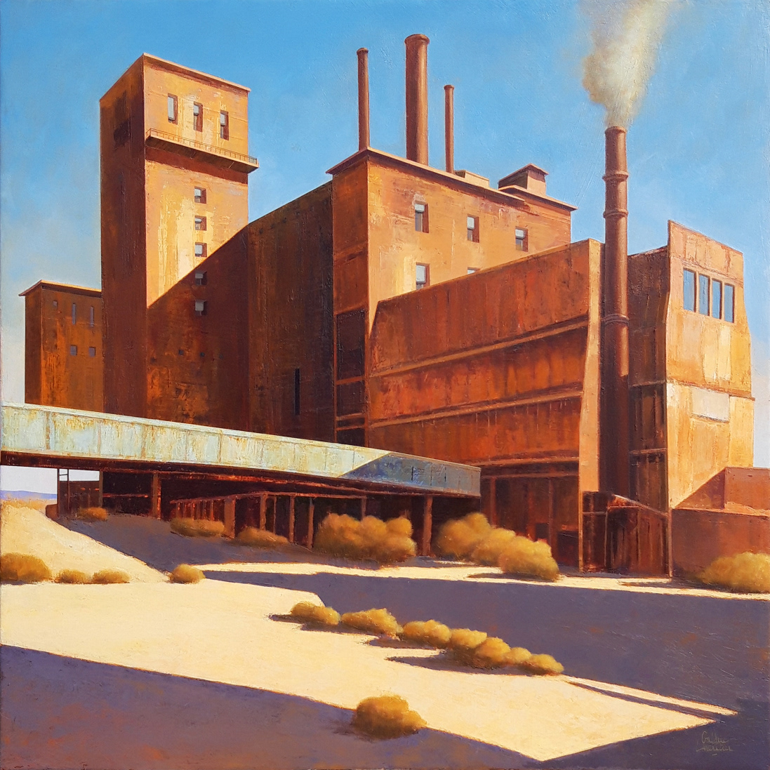 The ancestor (acrylic on linen 80x80cm)