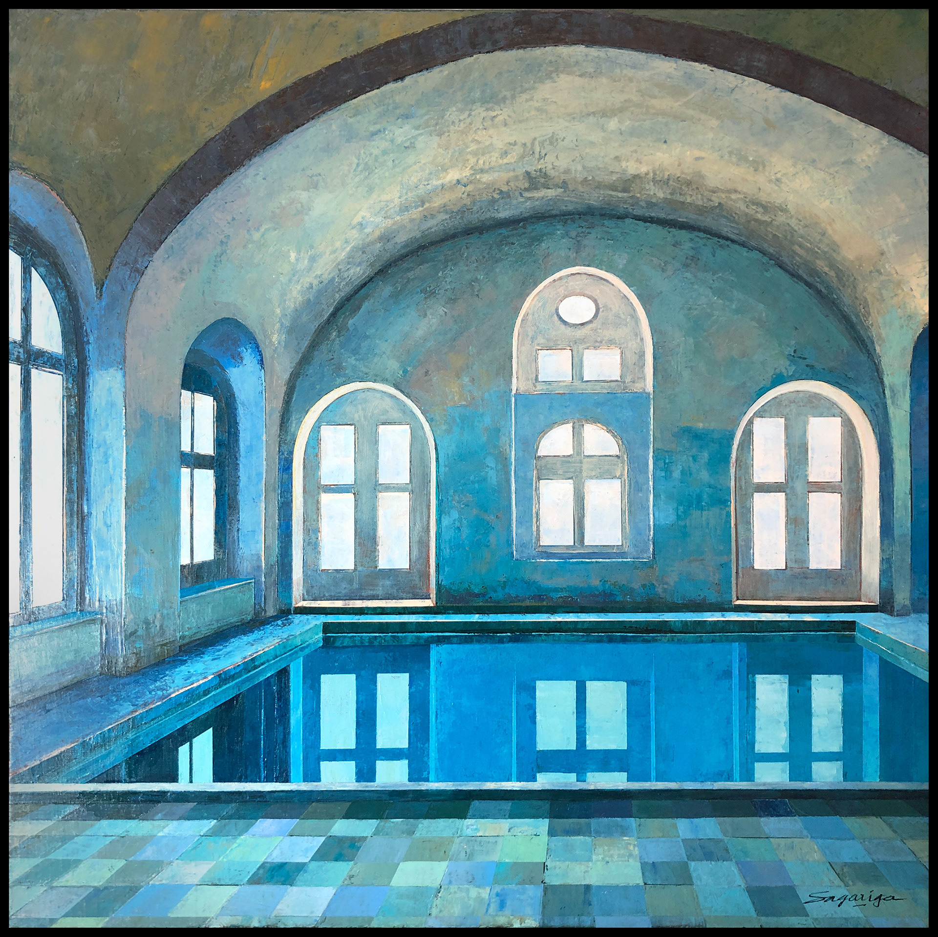 Acrylic on canvas 80x80cm