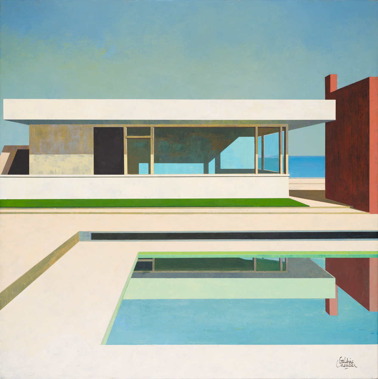 That day (acrylic on linen 80x80cm)