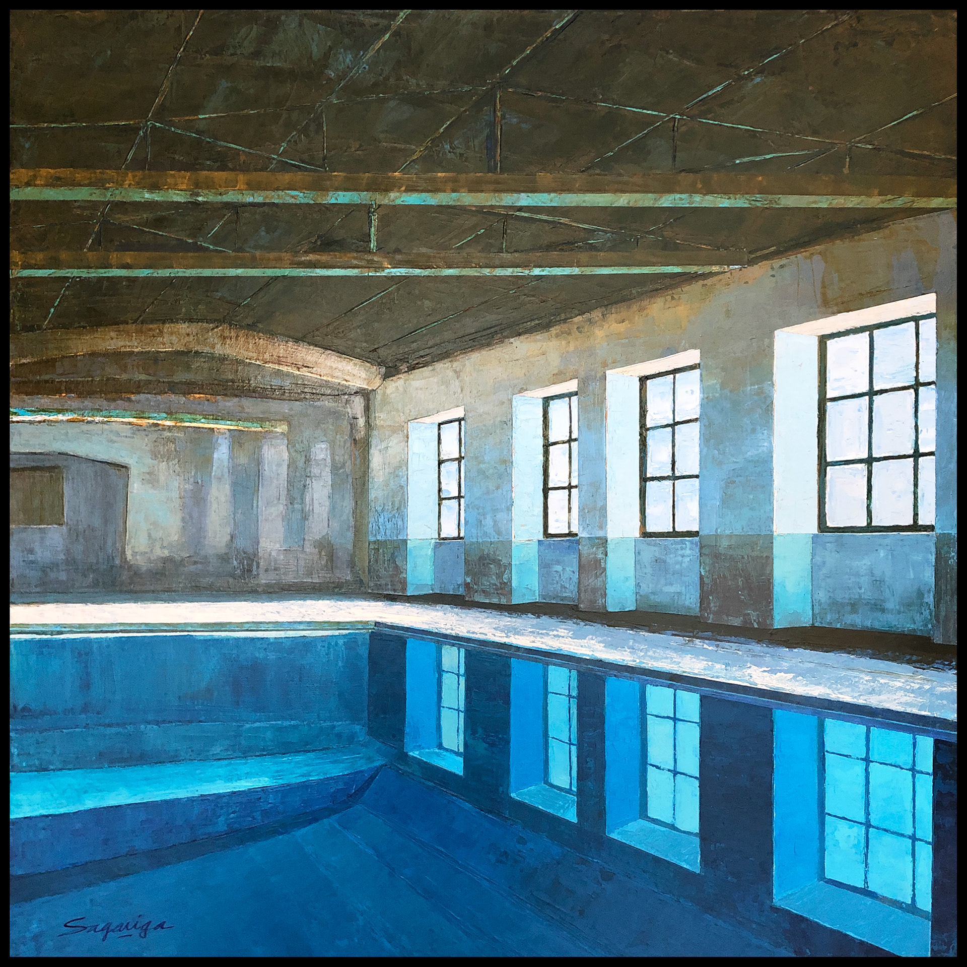 Acrylic on canvas 80x80cm