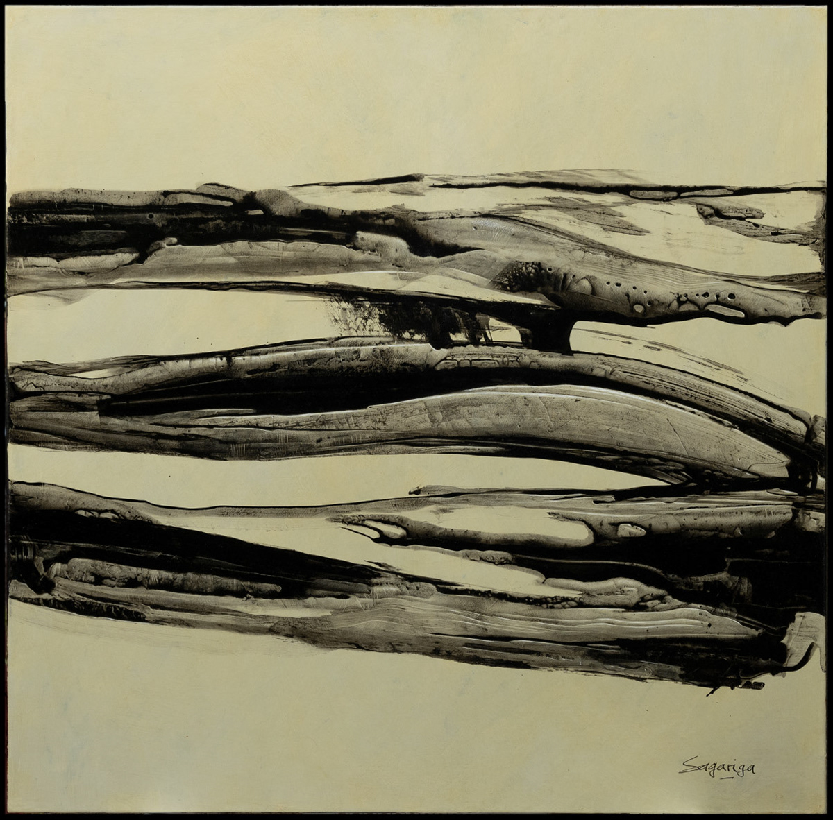 Technique mixte sur toile 80x80cm