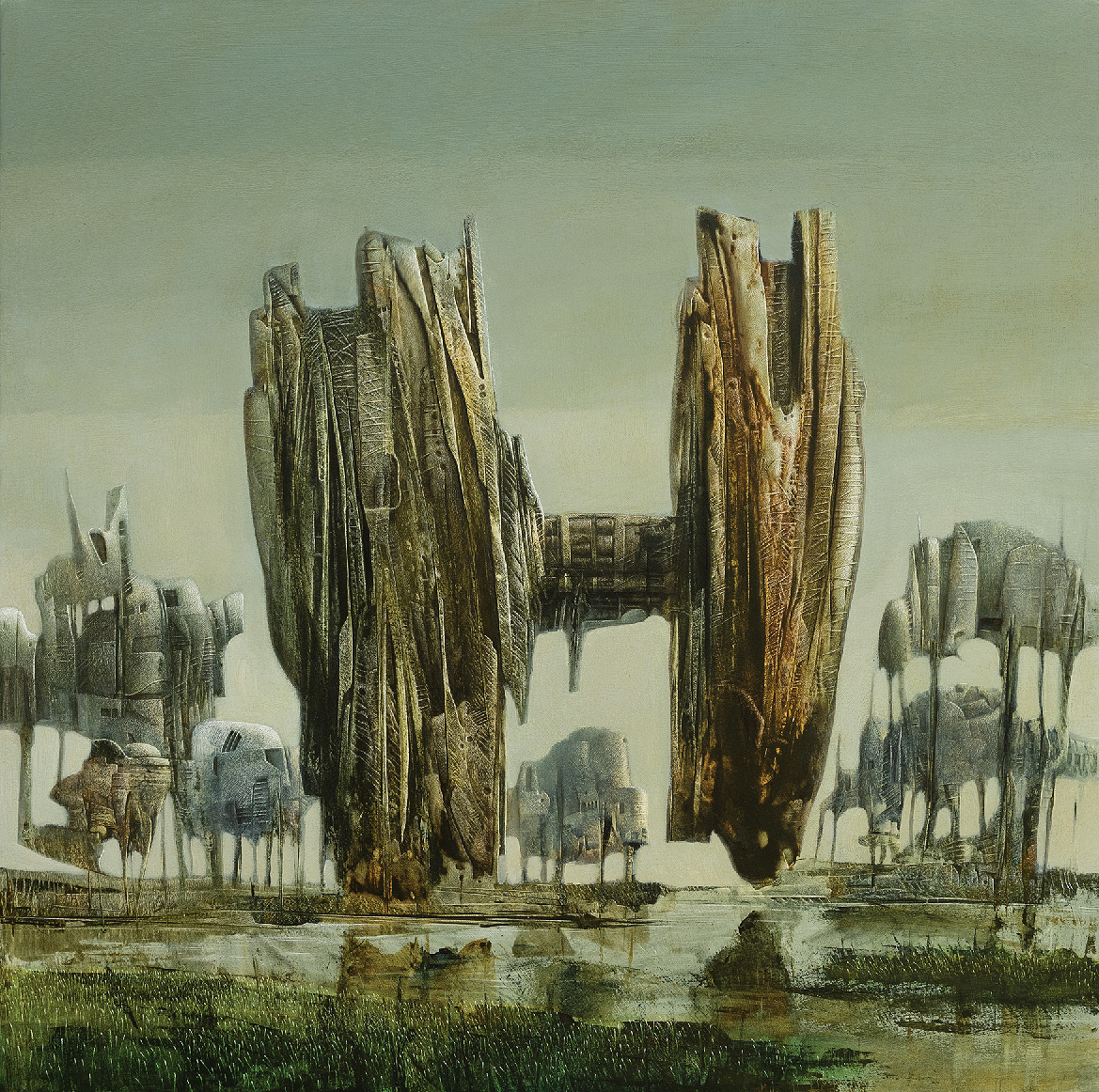 Appointment (acrylic on canvas) (80x80cm)