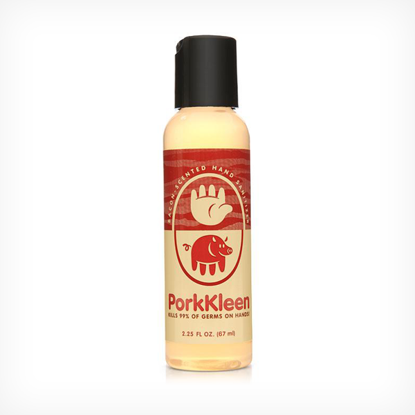 Client: ThinkGeek | Project: PorkKleen Bacon-Scented Hand Sanitizer Packaging