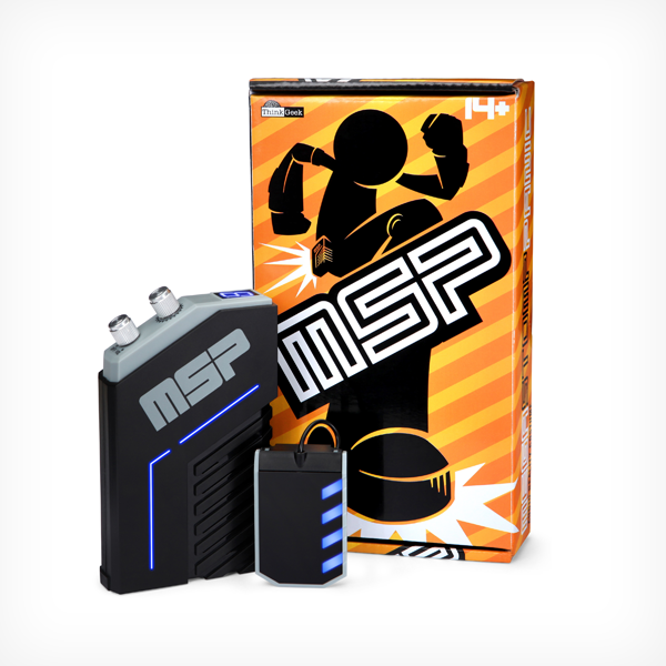 Client: ThinkGeek | Project: Mega Stomp Panic Logo and Product Packaging