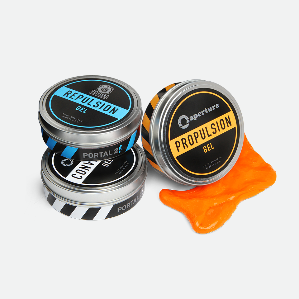 Client: Valve | Project: Portal 2 Interactive Gels Packaging