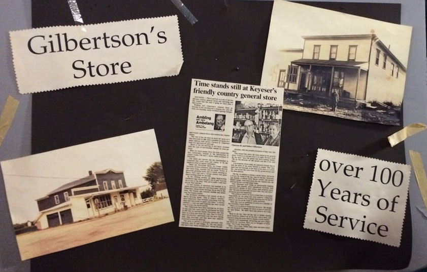 History Preserved inside the building