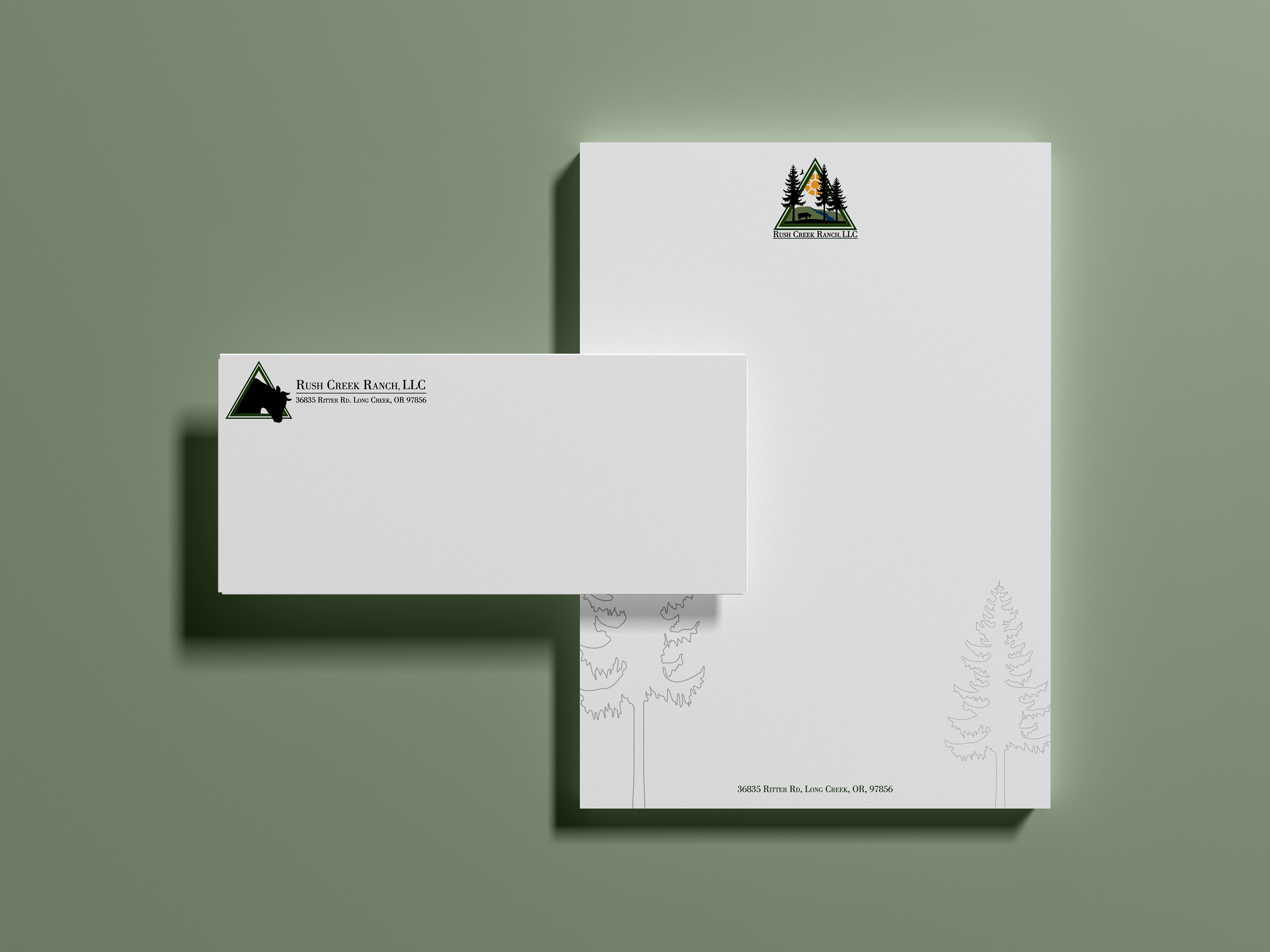 Envelope and Letterhead Mockup