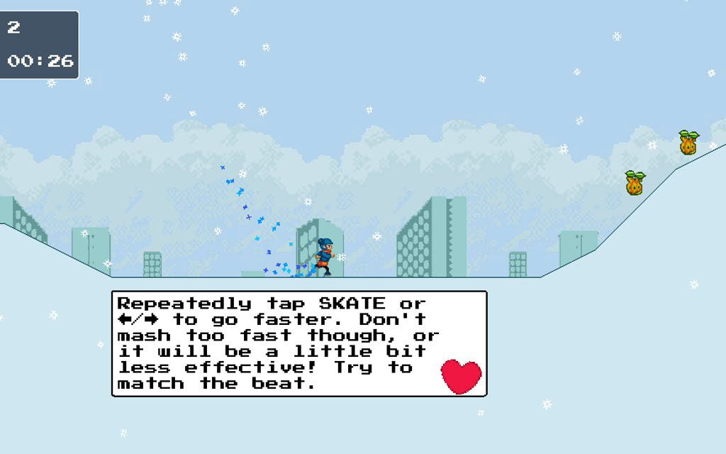 Aurora skating during the day
