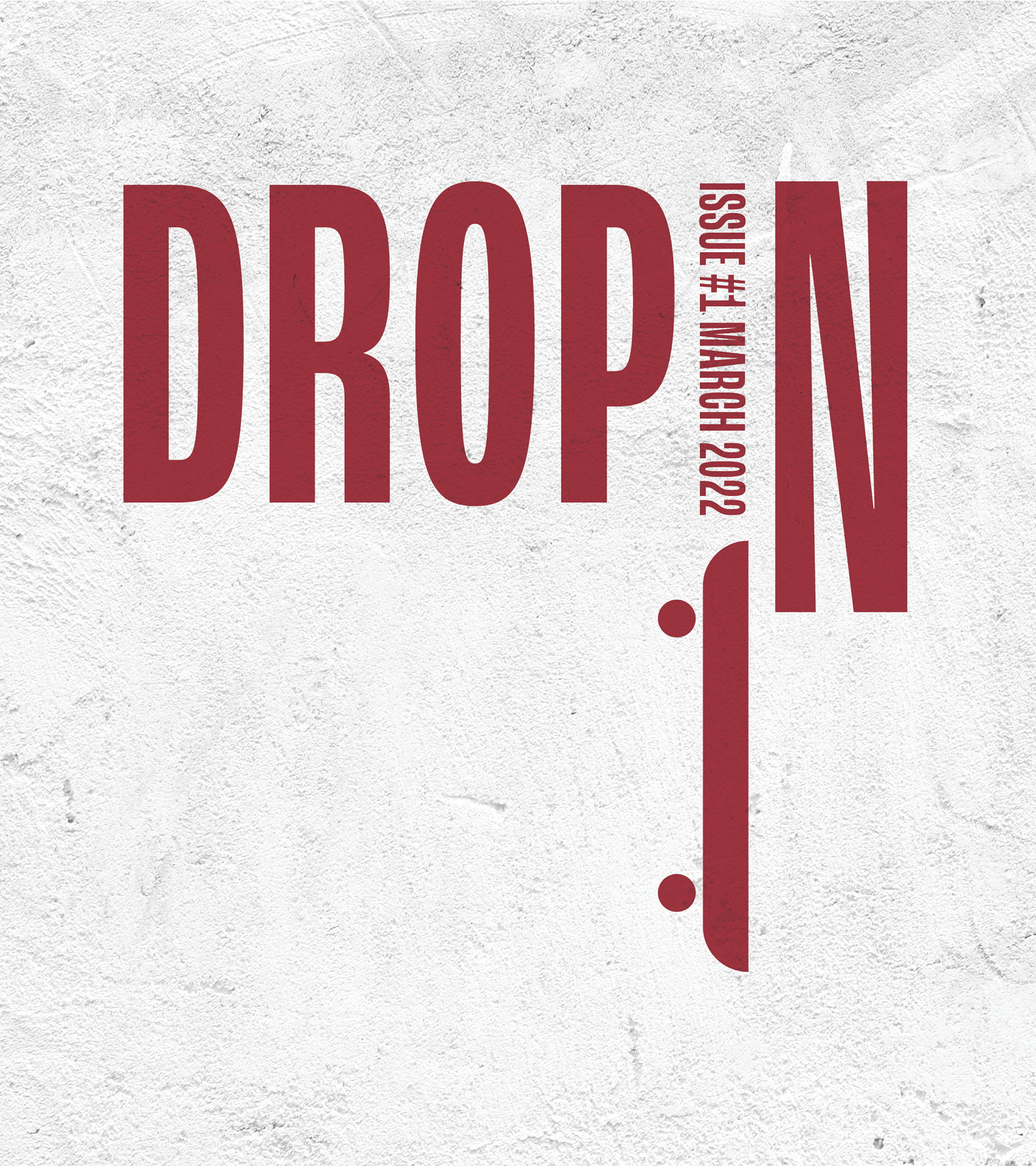 Flat image of the "Drop In" logo