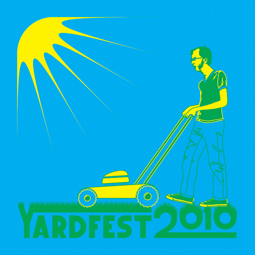 Yardfest 2010 t-shirt (front)