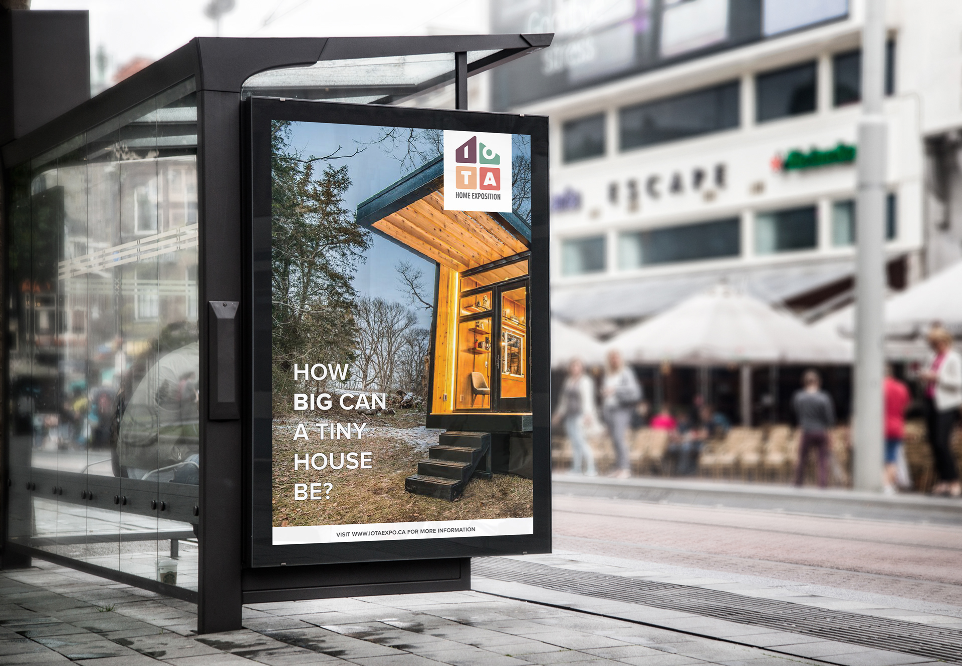 Transit Shelter Ad