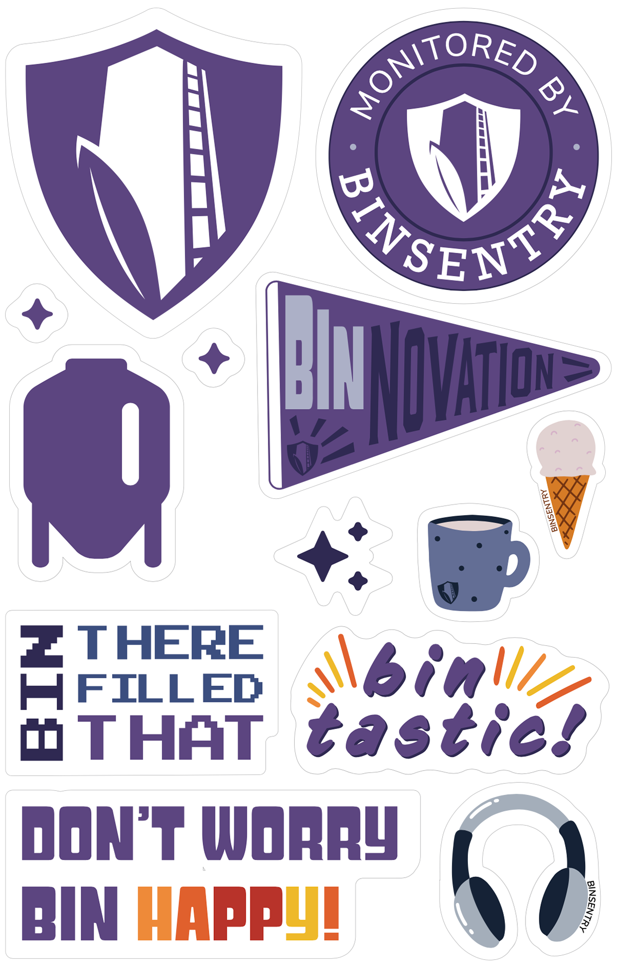 Custom company stickers