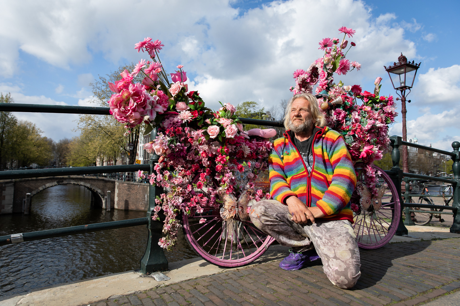 Warren - Flower bike man
