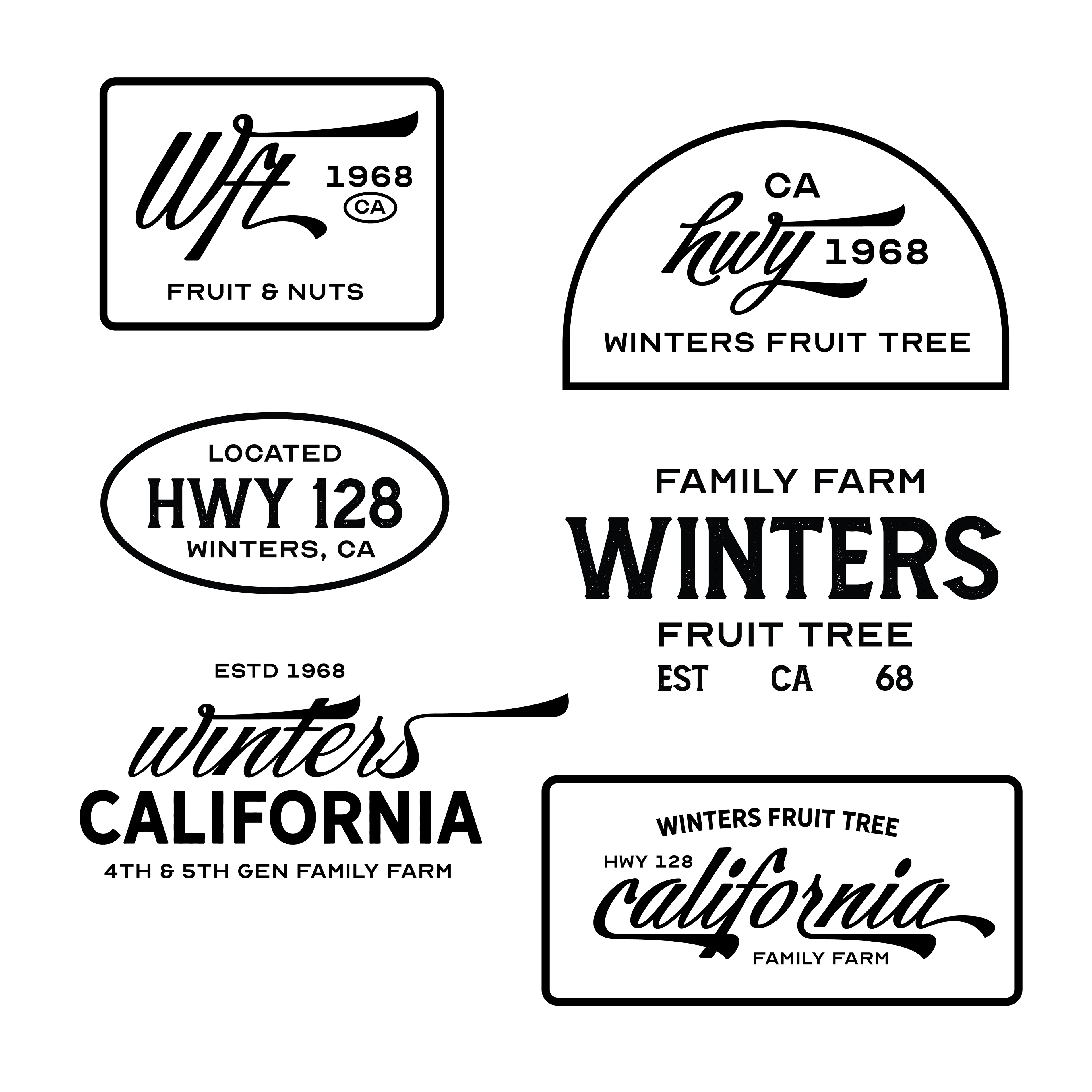 Winters Fruit Tree Stickers