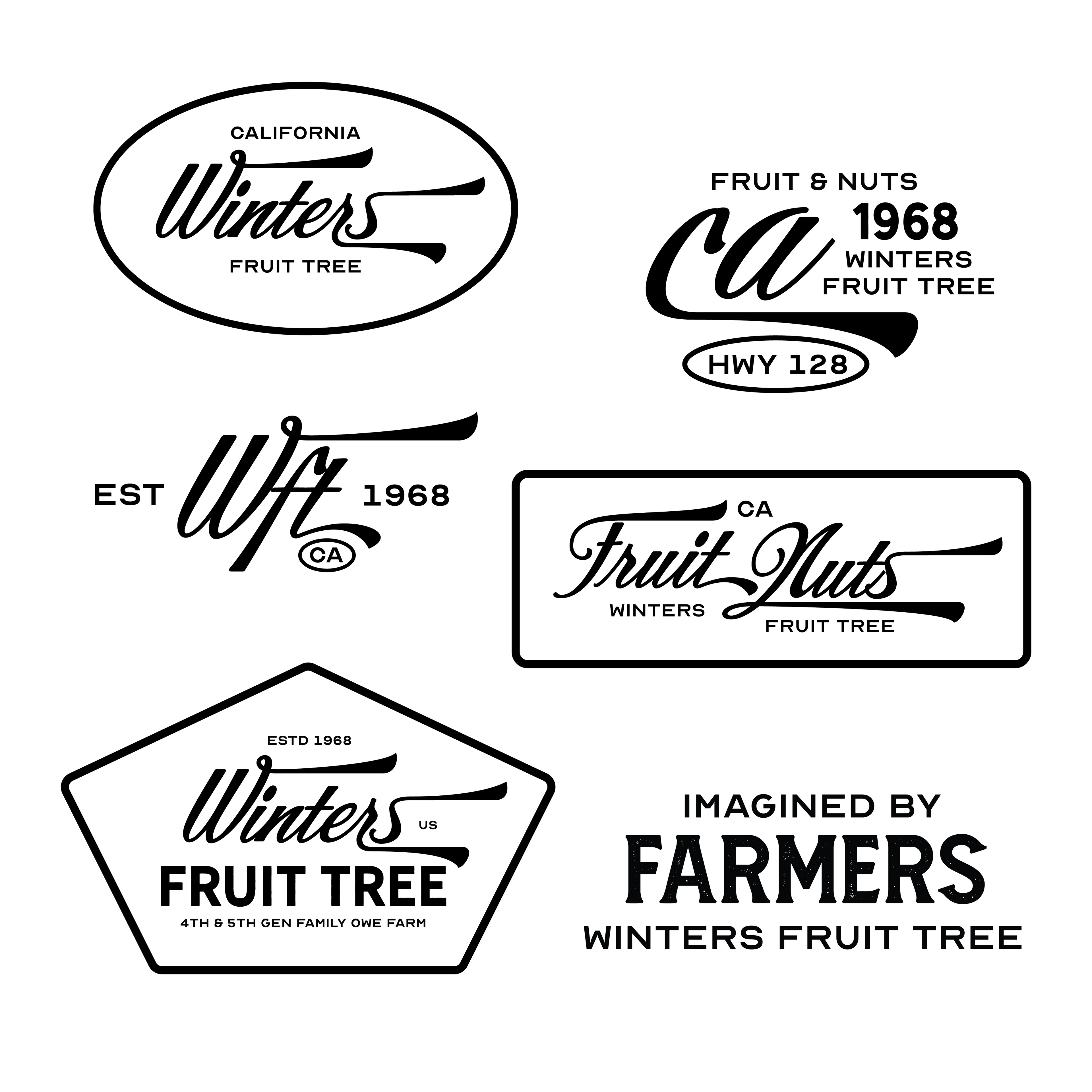 Winters Fruit Tree Stickers