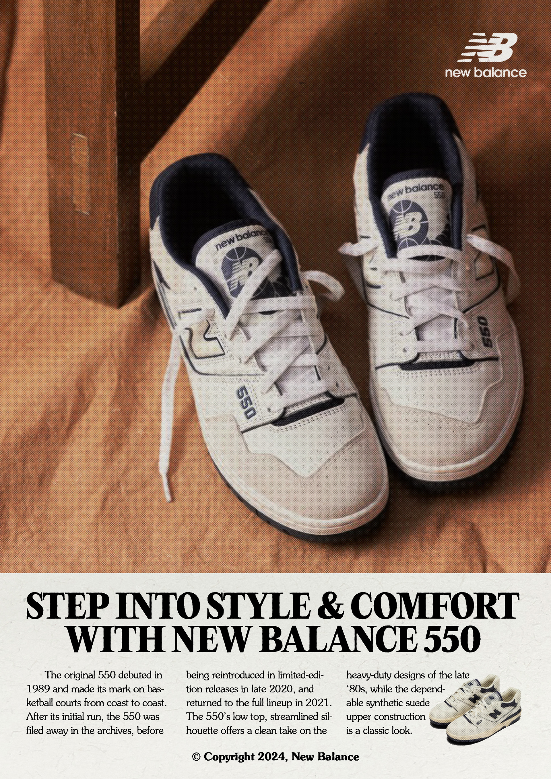 New Balance 550 Poster II