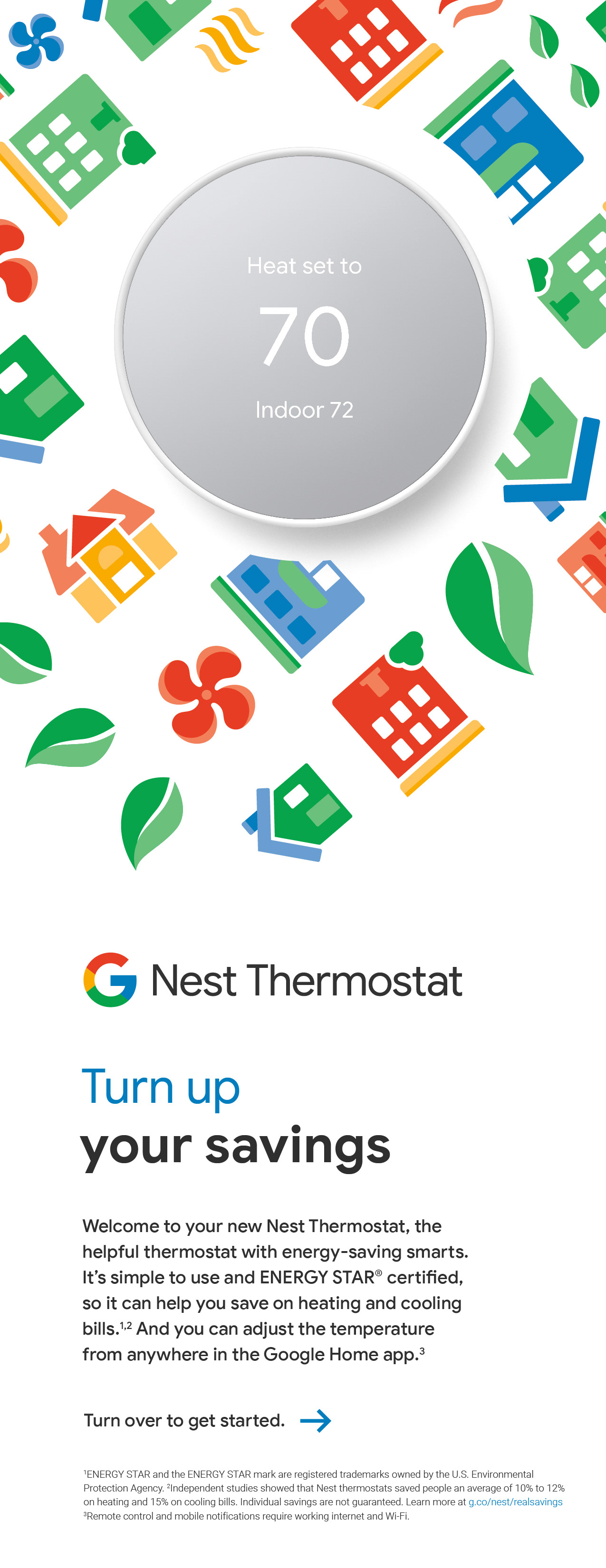 G Nest Thermostat Door Hanger - Front