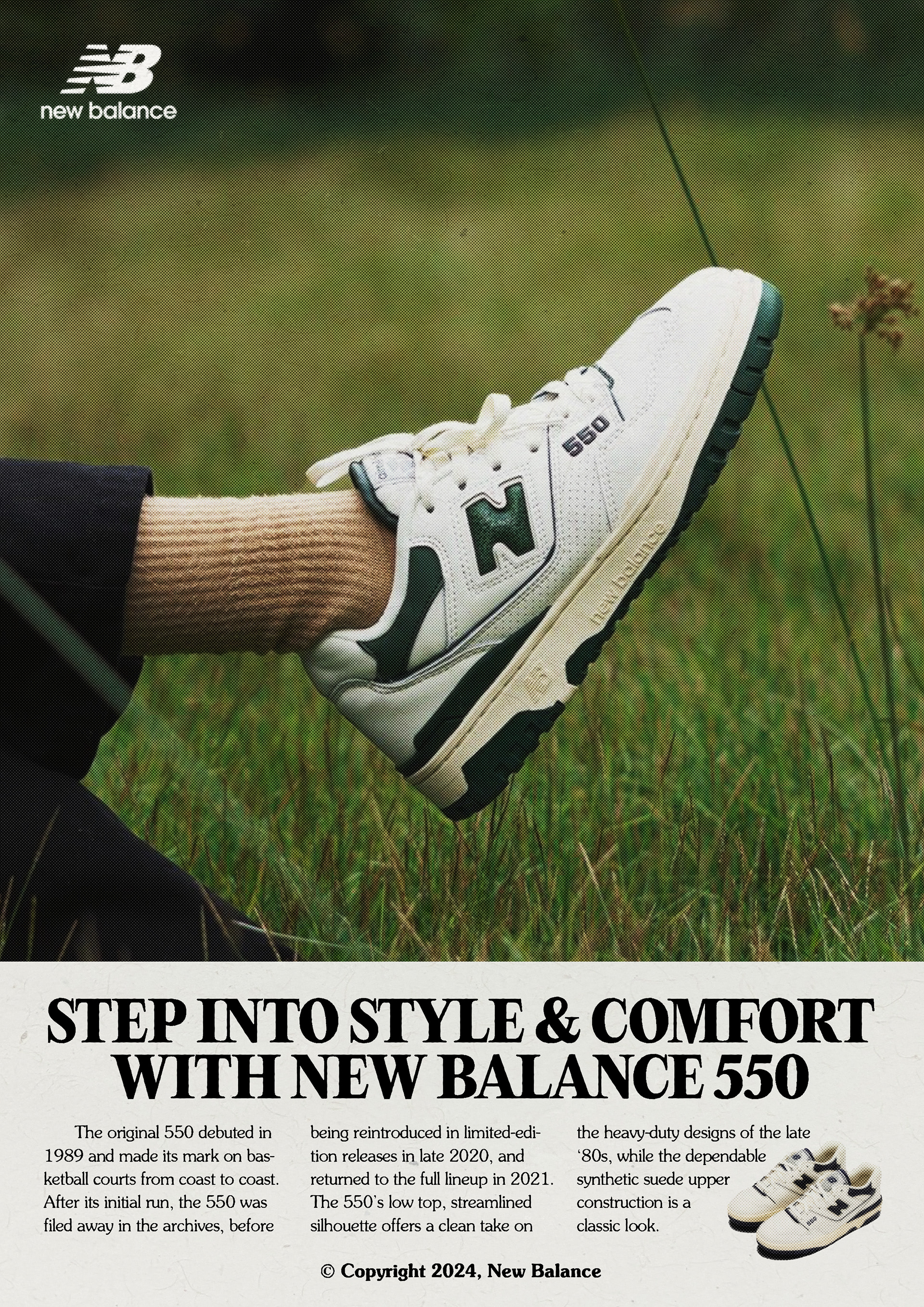 New Balance 550 Poster I