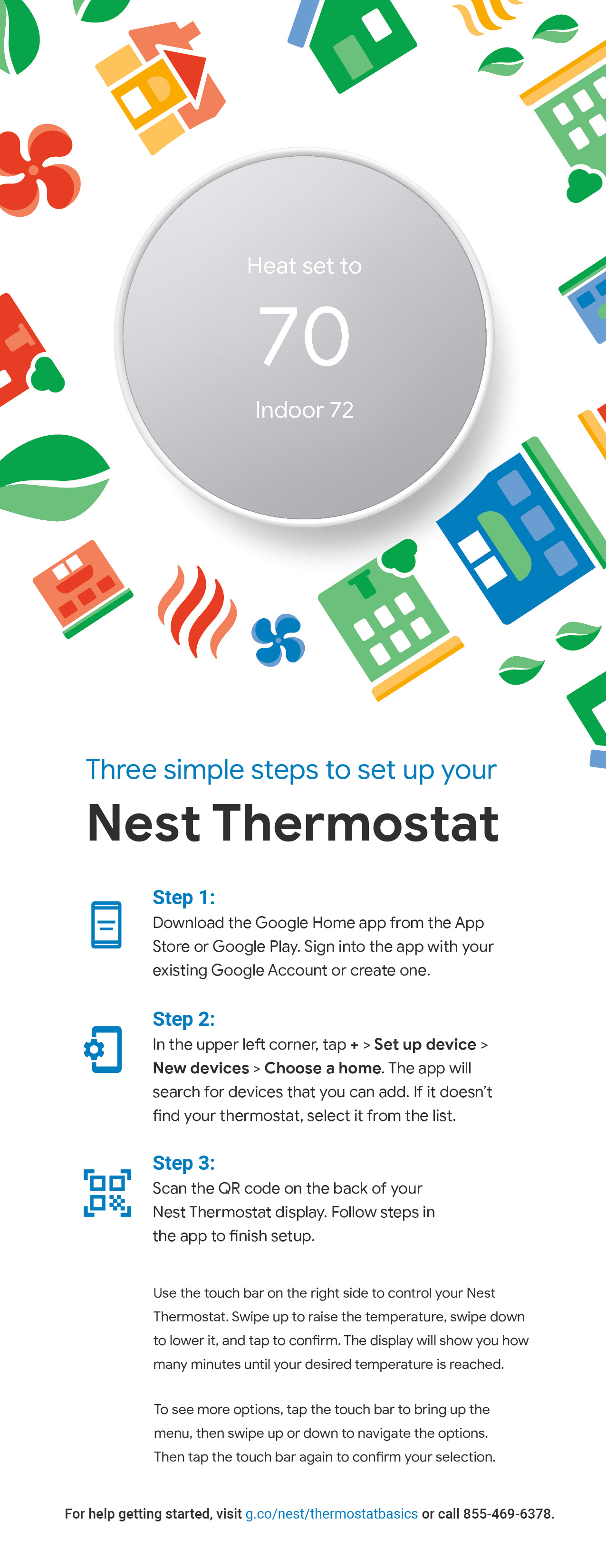 G Nest Thermostat Door Hanger - Back