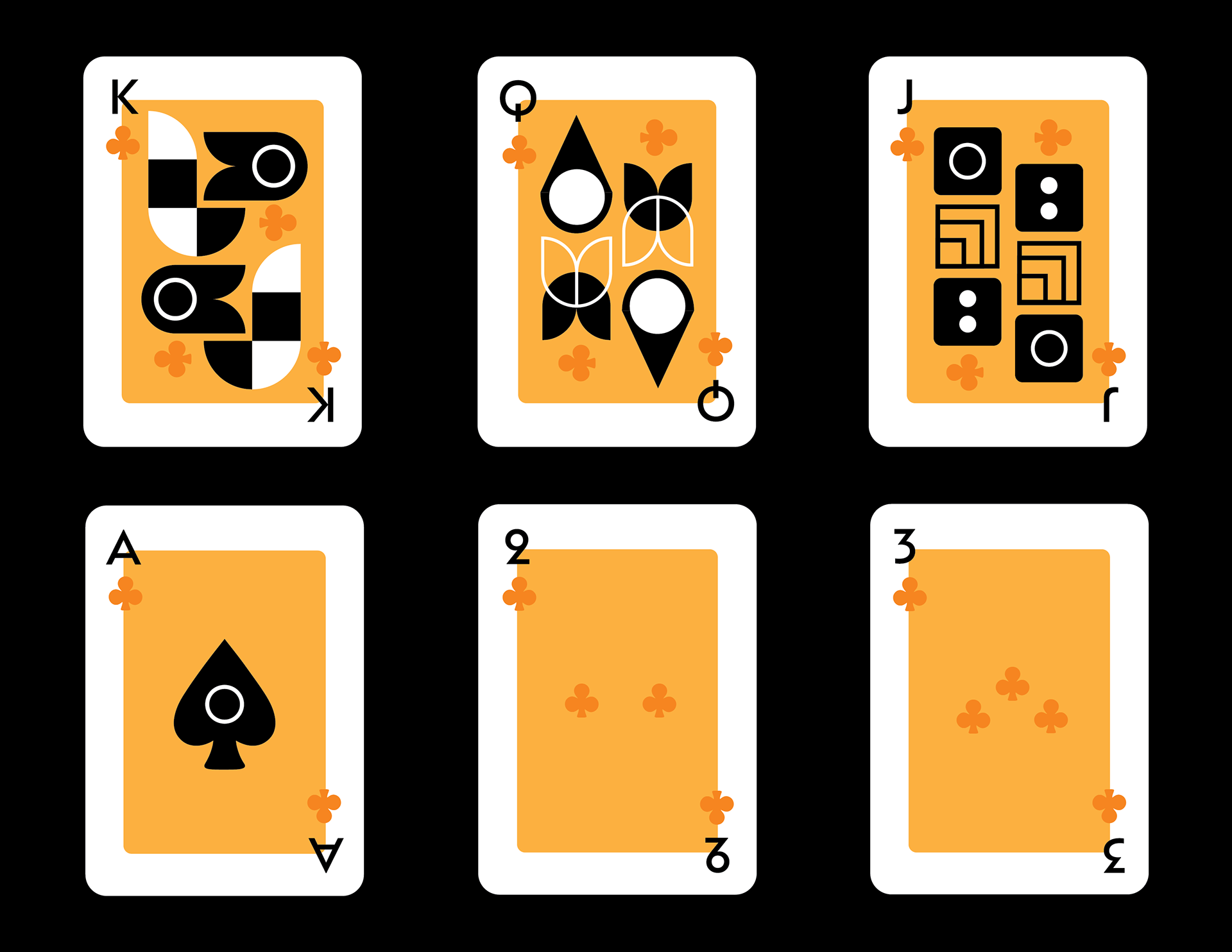 Club Face & Number Cards