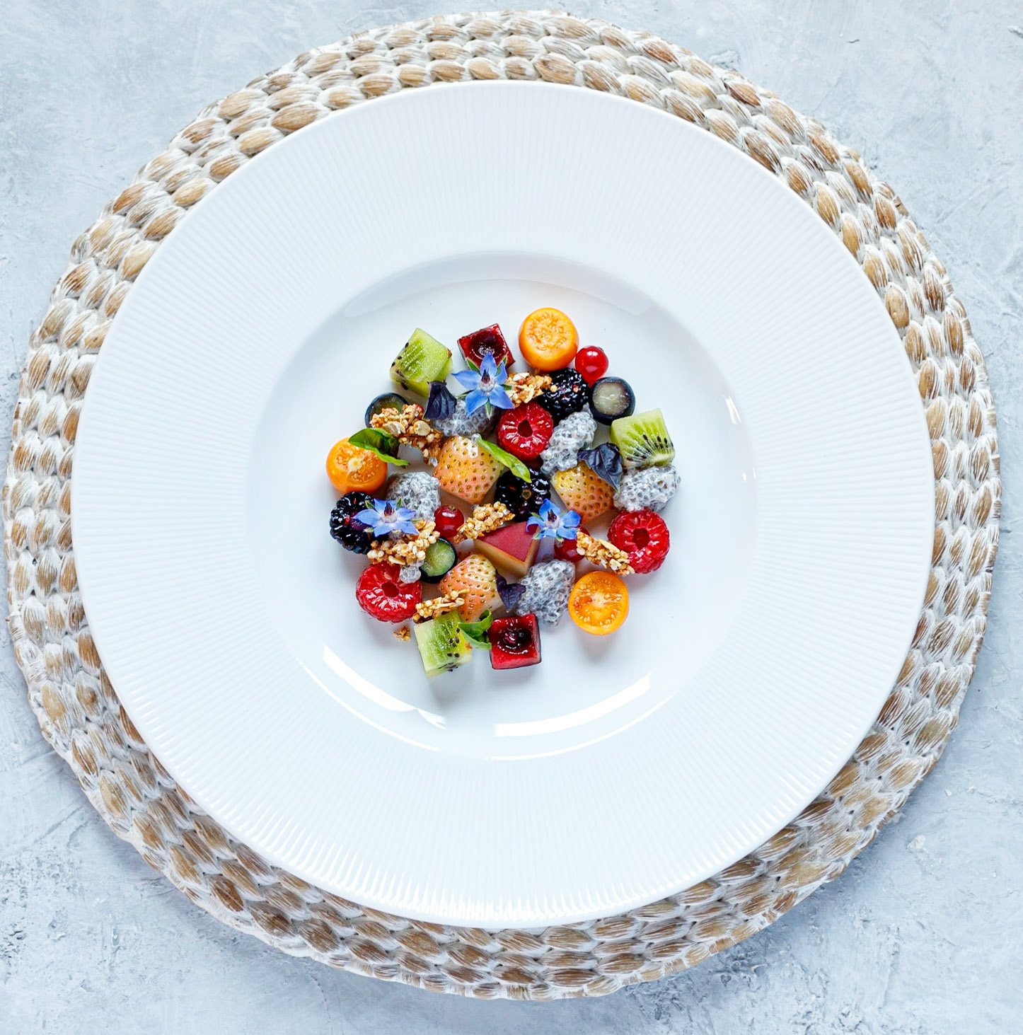 BERRIES, CHIA PUDDING 