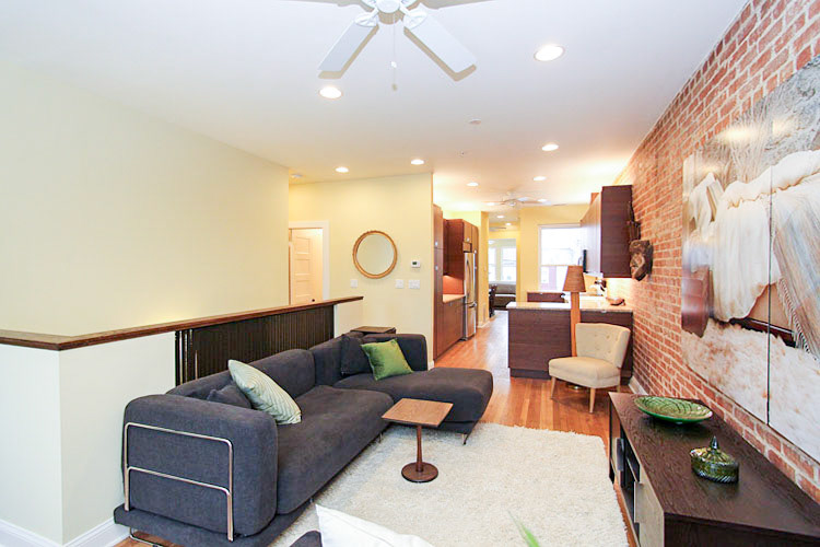 New layout improves the functional flow and maximizes natural light